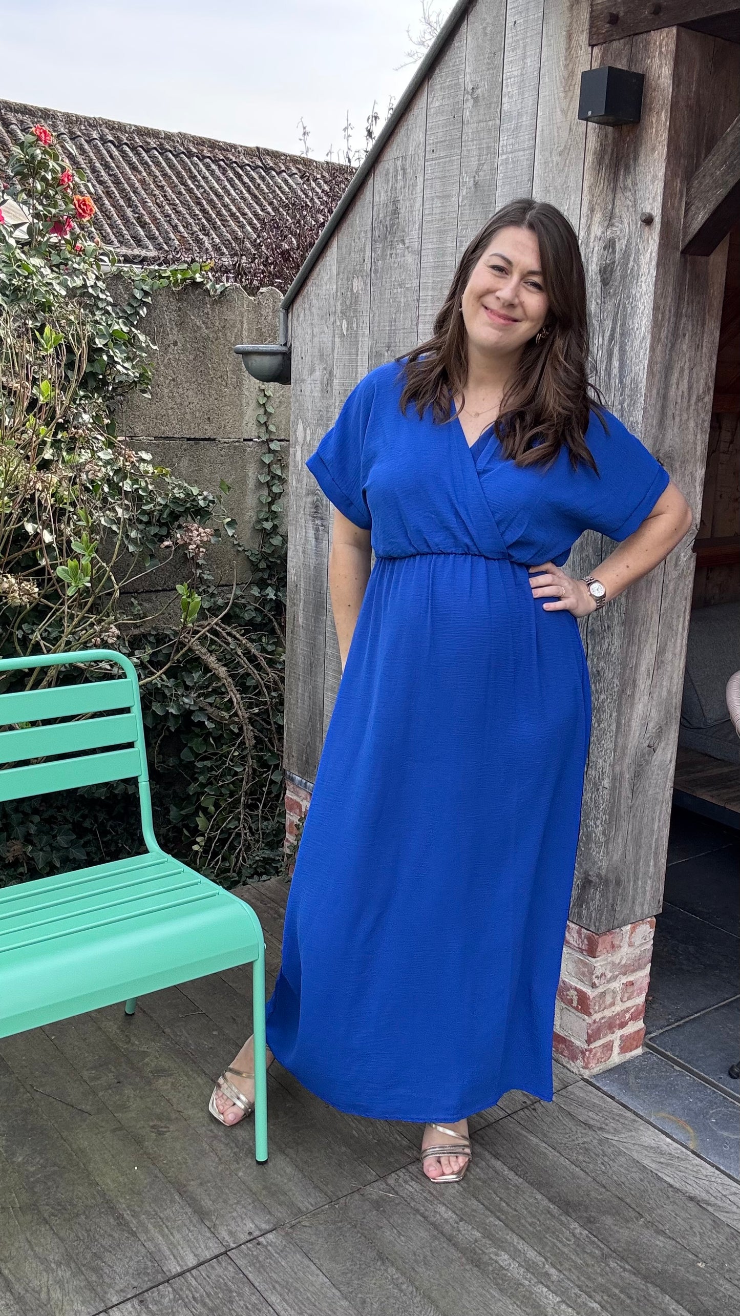 Jazzy dress - Kobalt