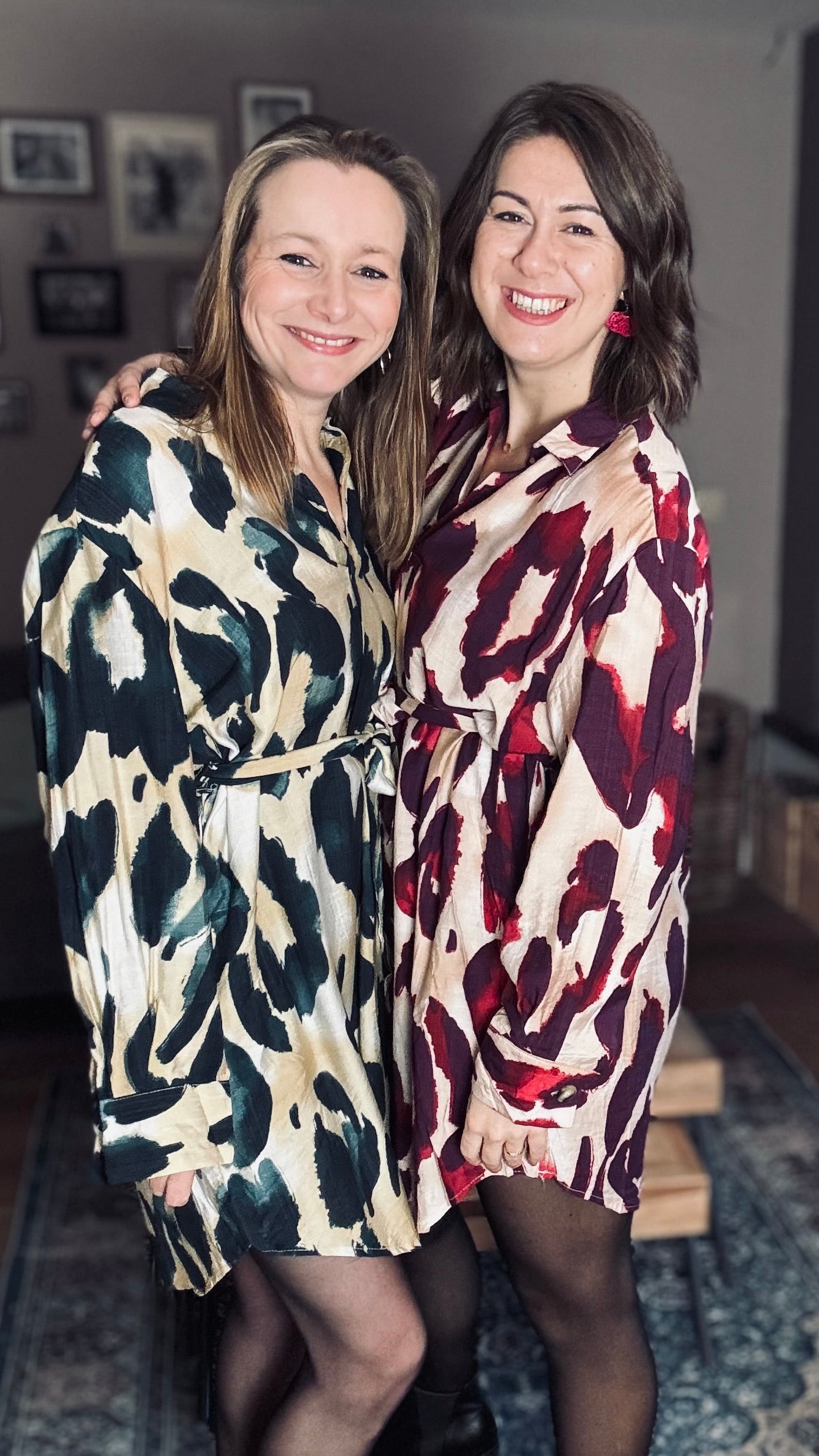 Palette dress petrol