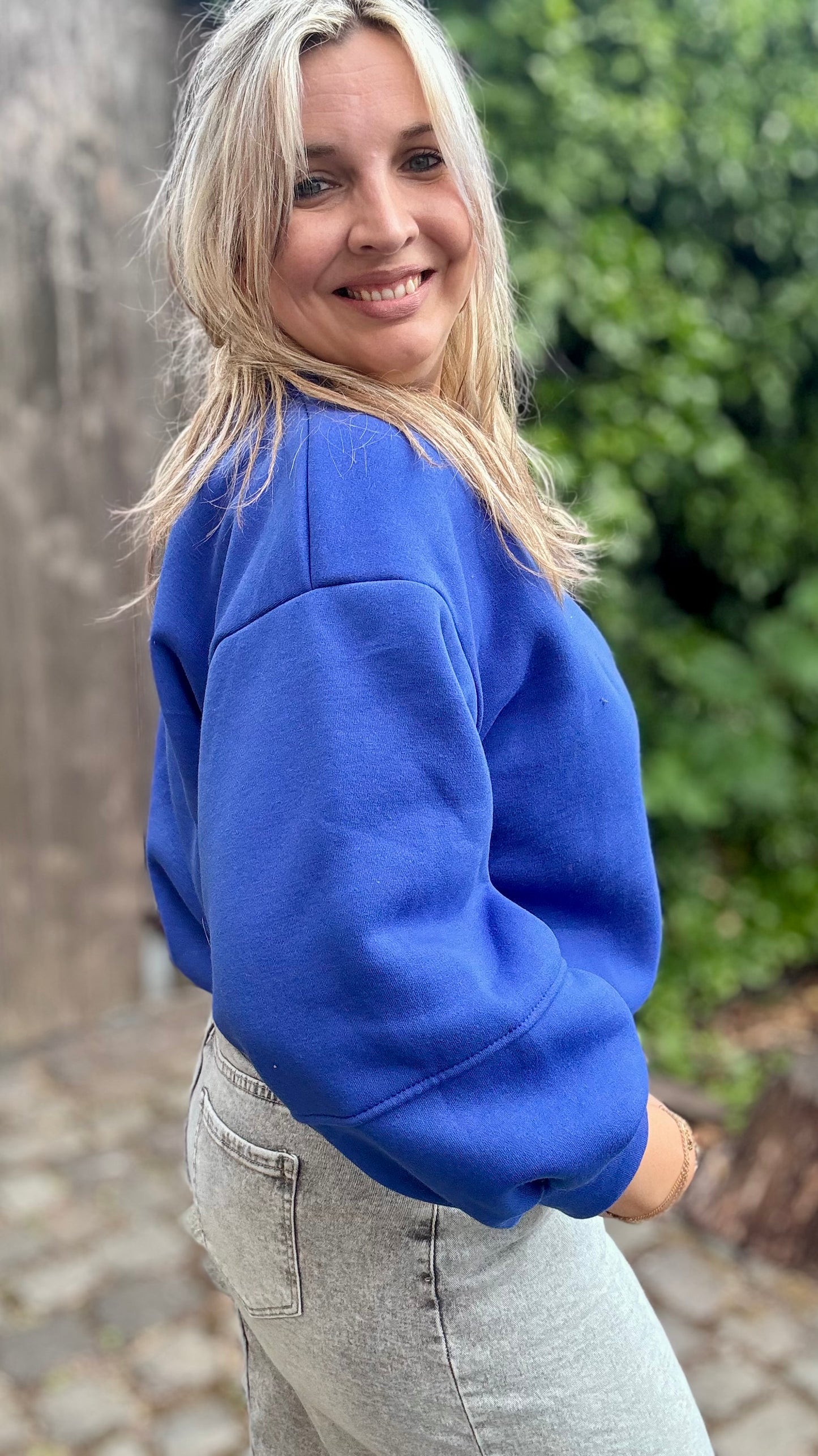 Leyla sweater blauw