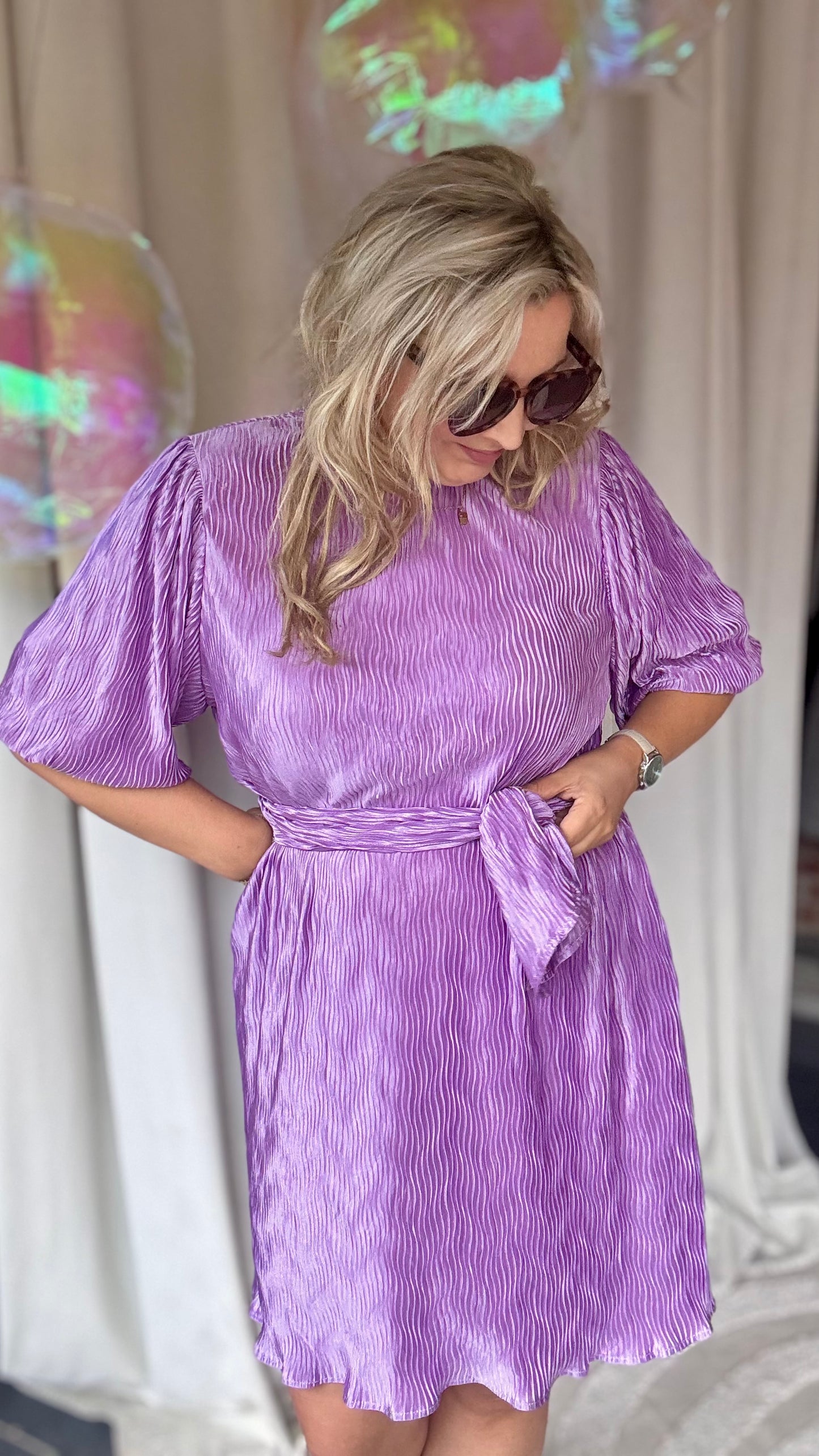 BubbleViolet dress