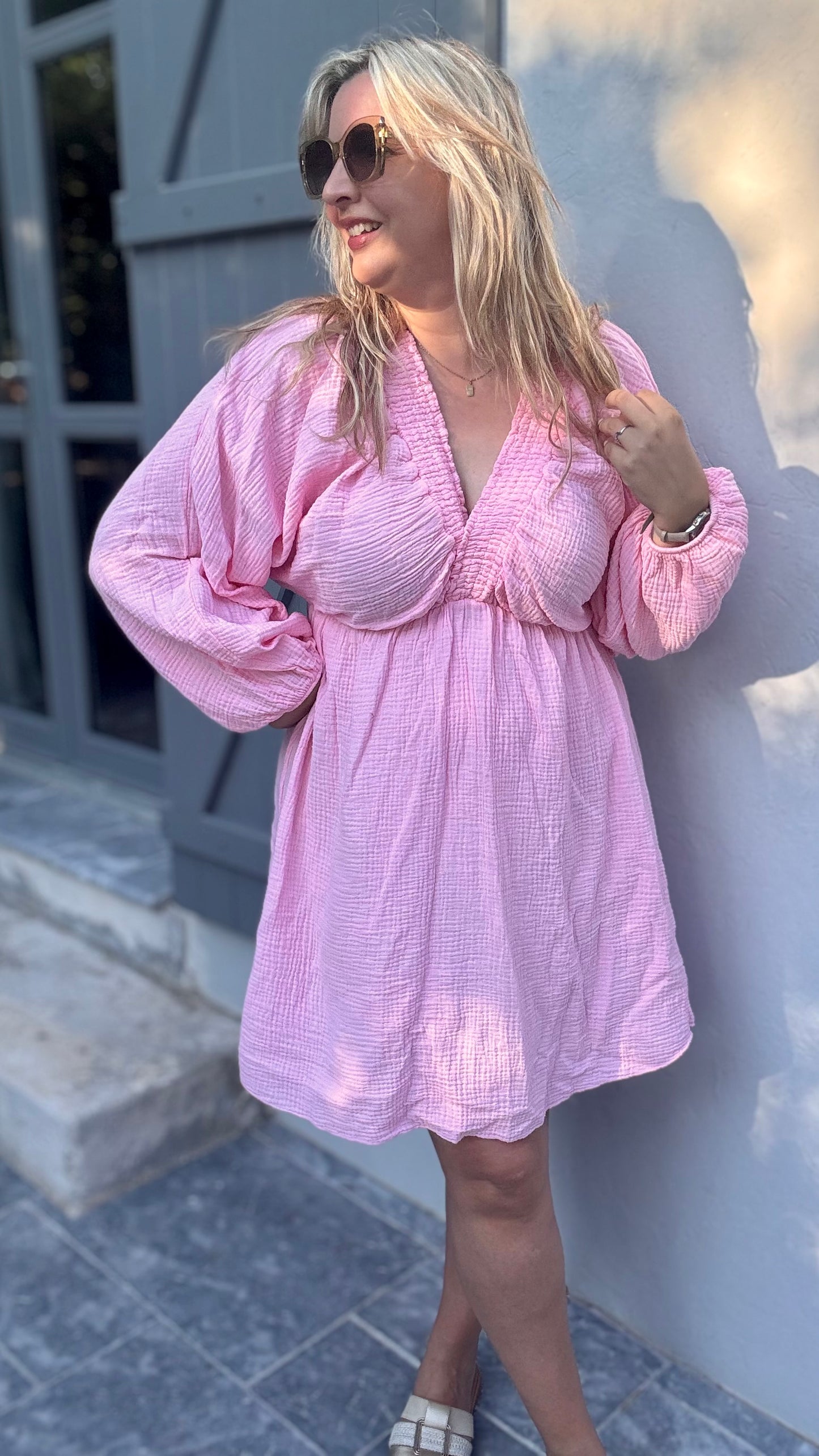 Sella jurk roze