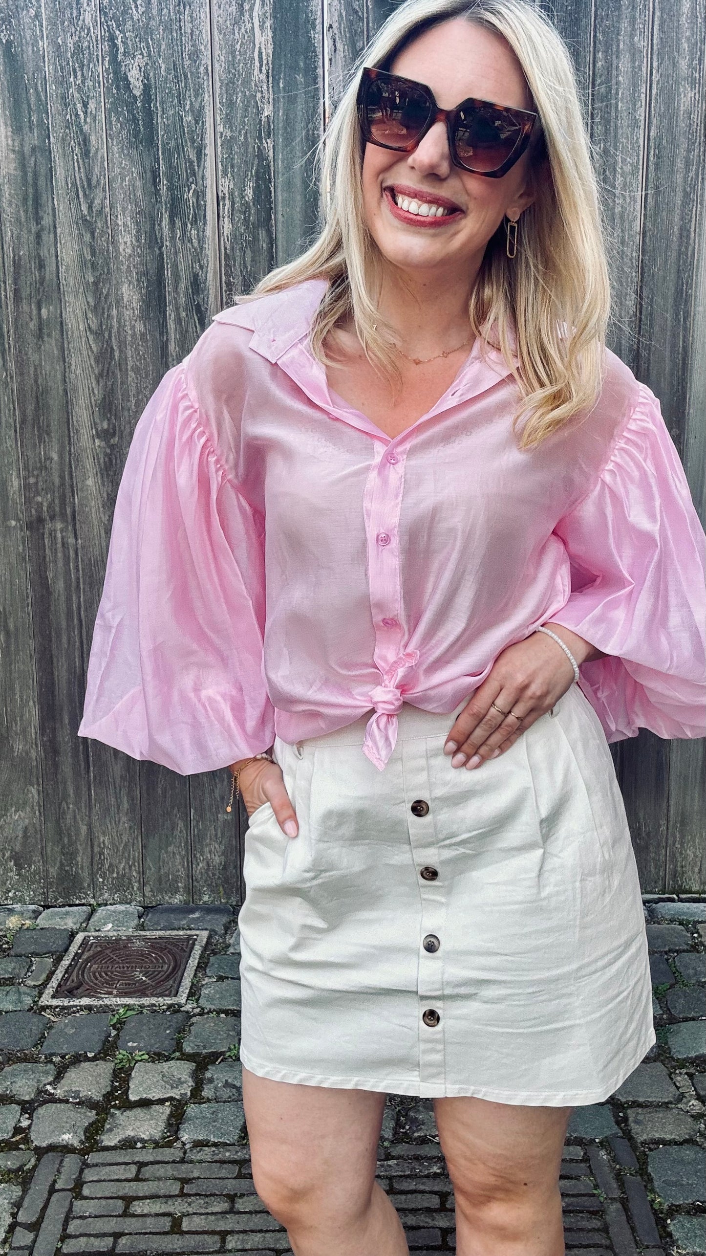 Sugar mist blouse roze
