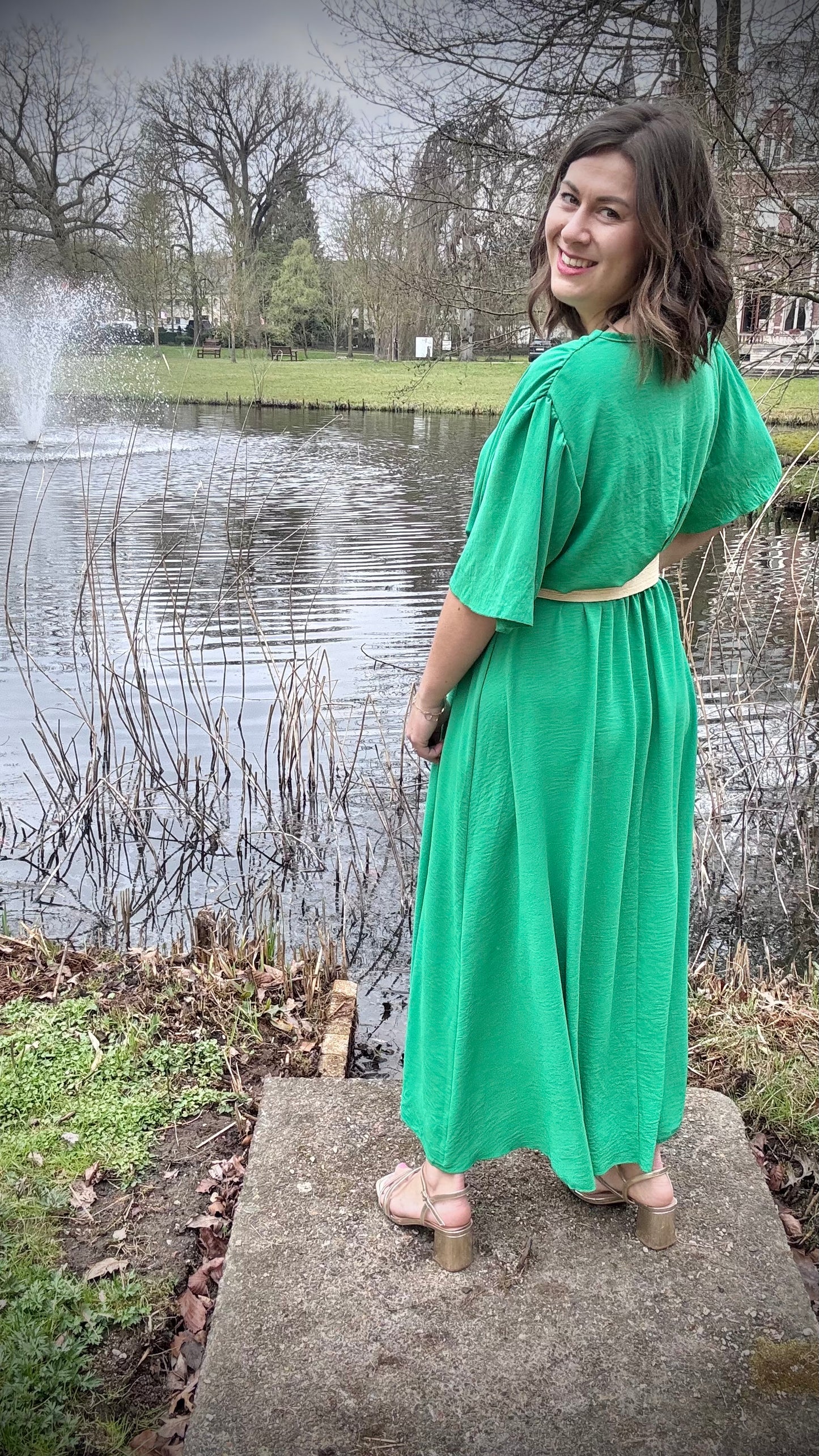 Mily jurk groen