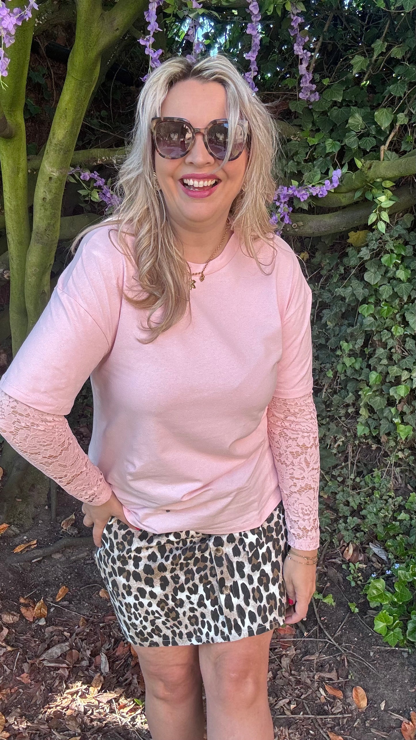 Lace love shirt babyroze