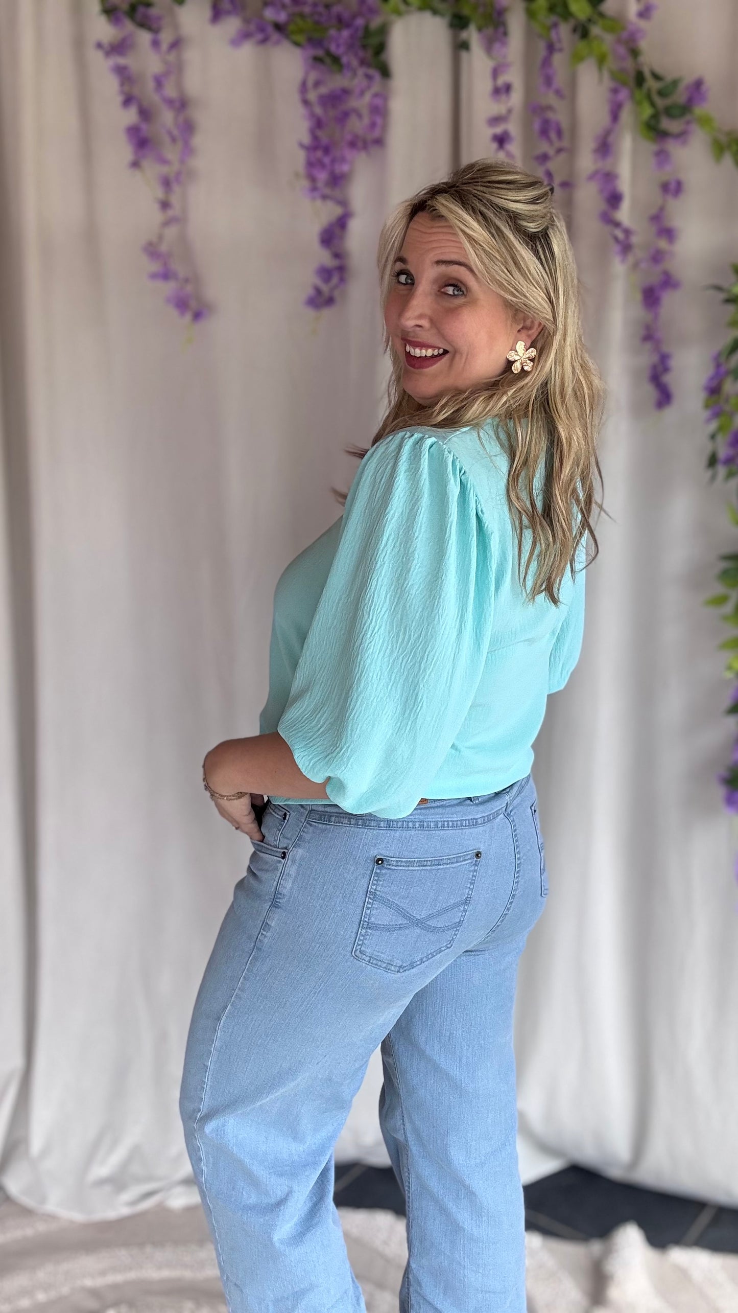 Minty blouse