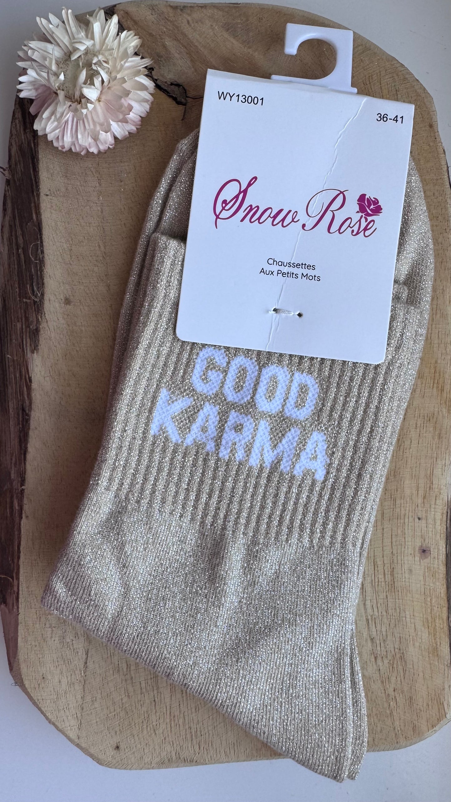 Quote sokken: Good karma
