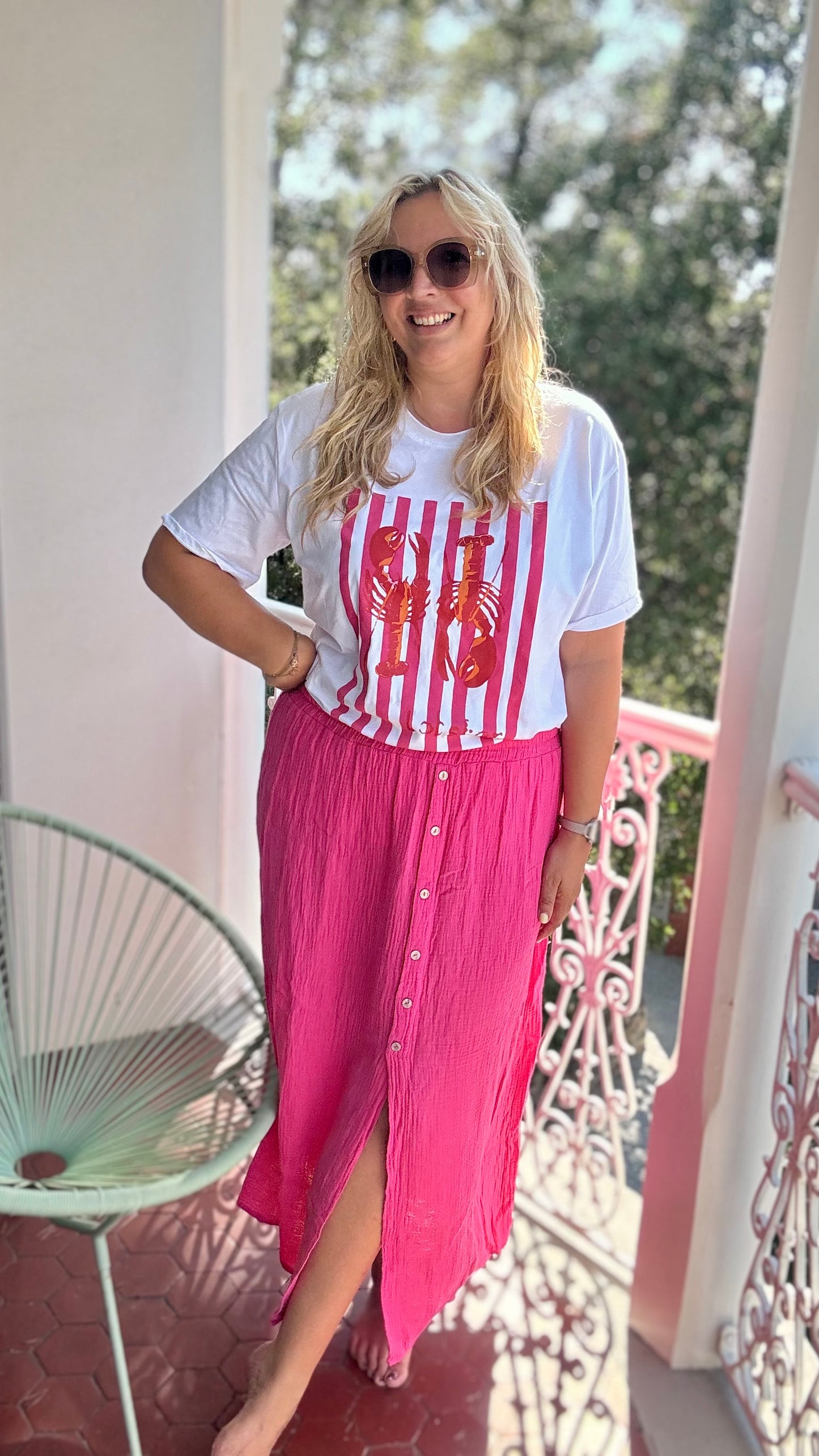 Ruth tetra rok fuchsia