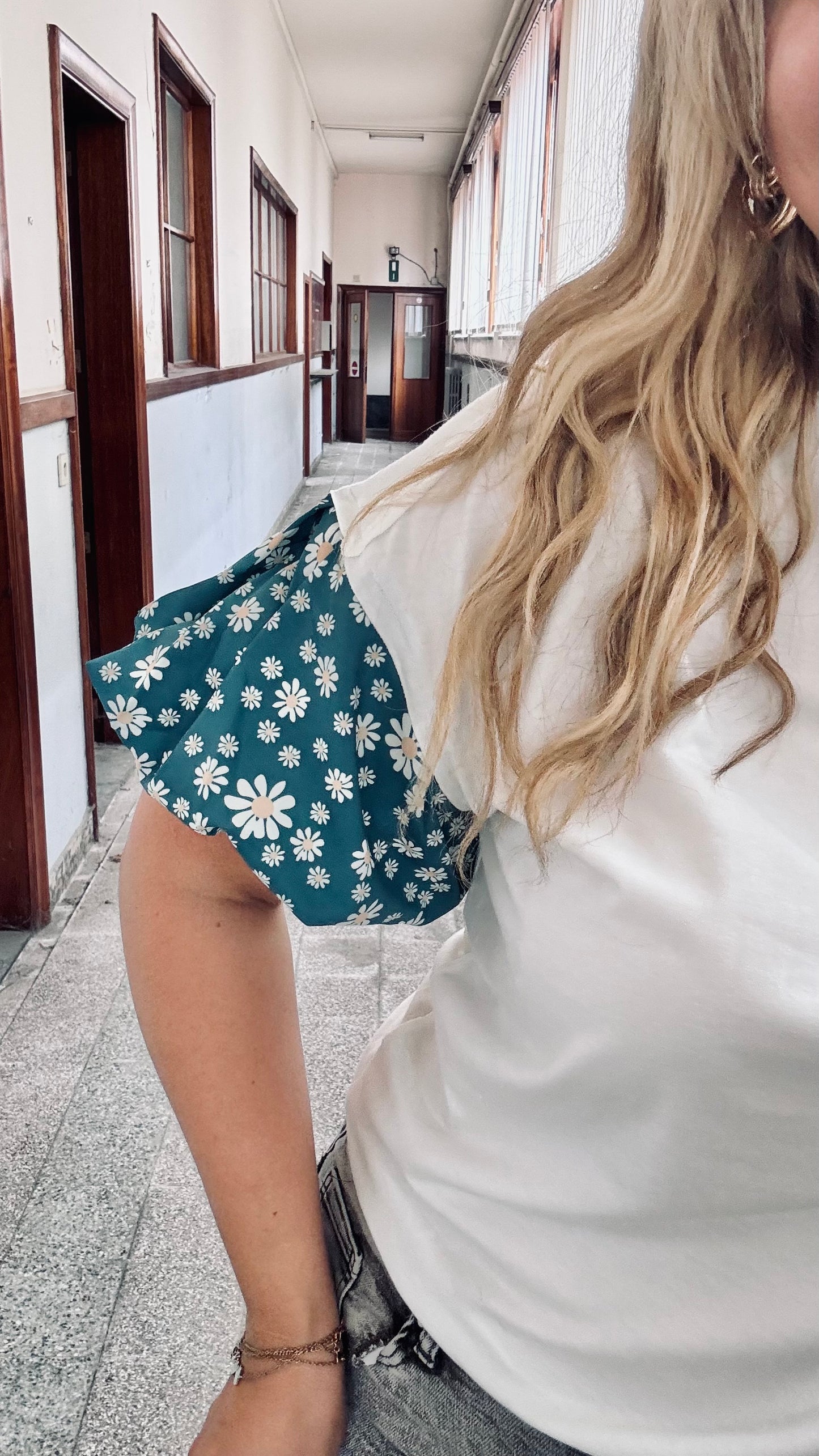 Green Daisy shirt