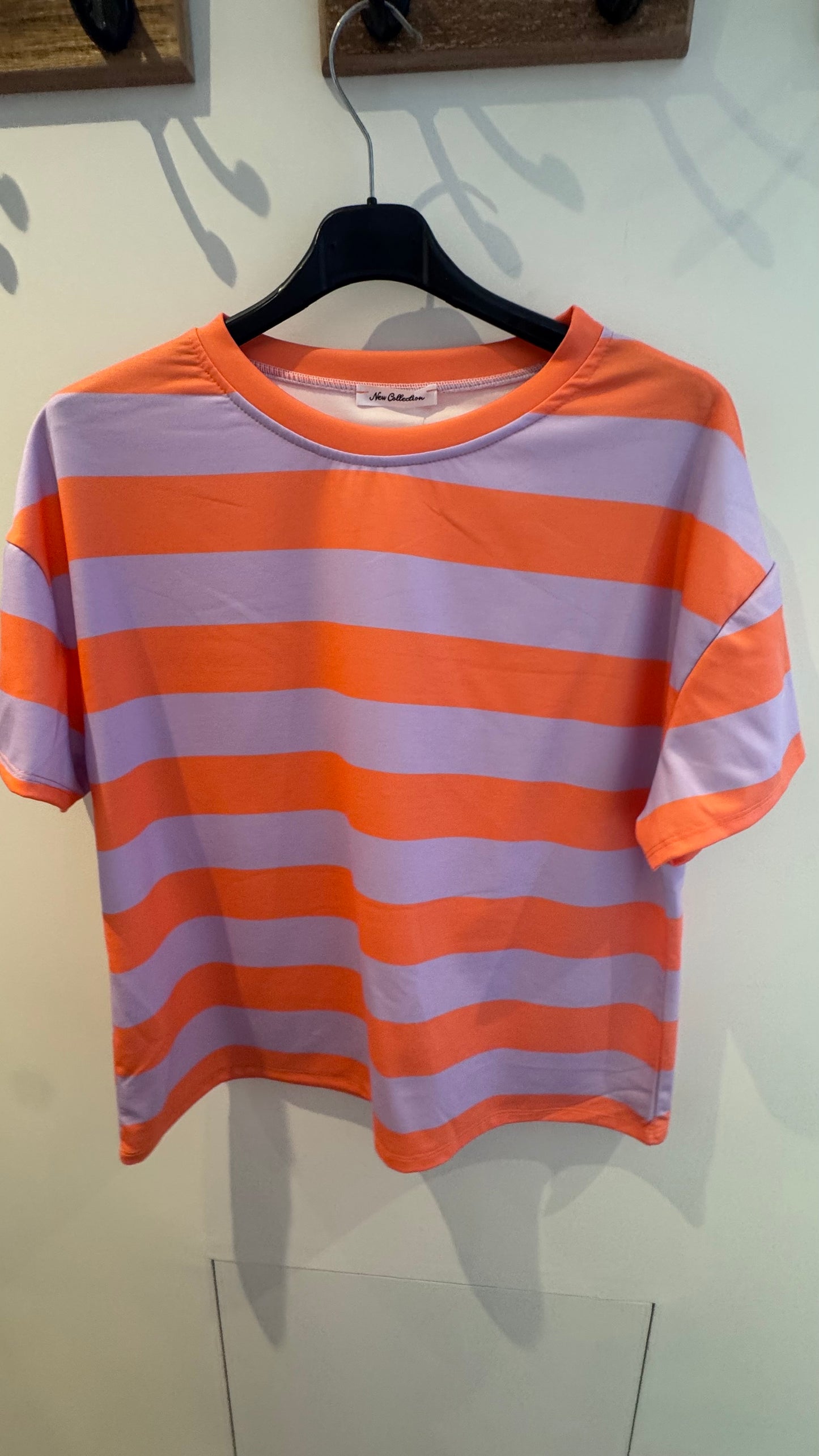 Cassie shirt - lila/oranje