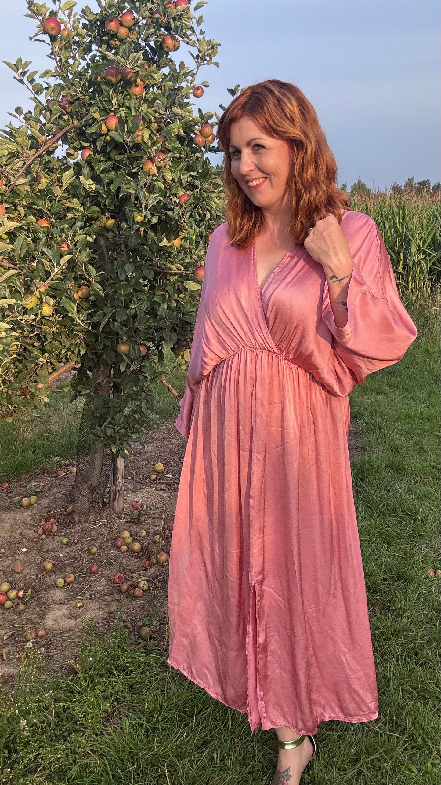 Femme dress - zachtroze