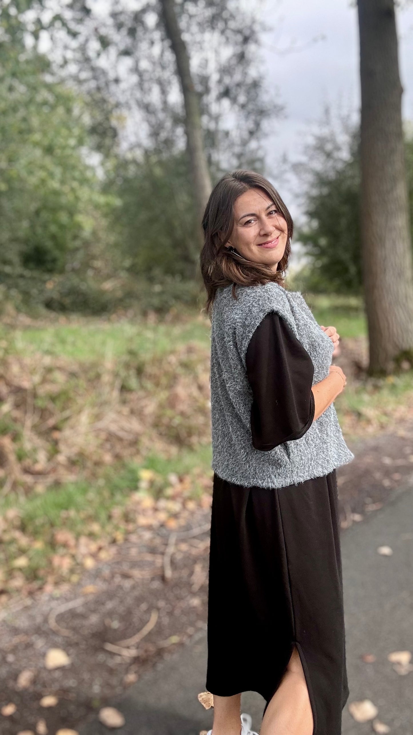 Harvey sweaterjurk TU2 - Zwart