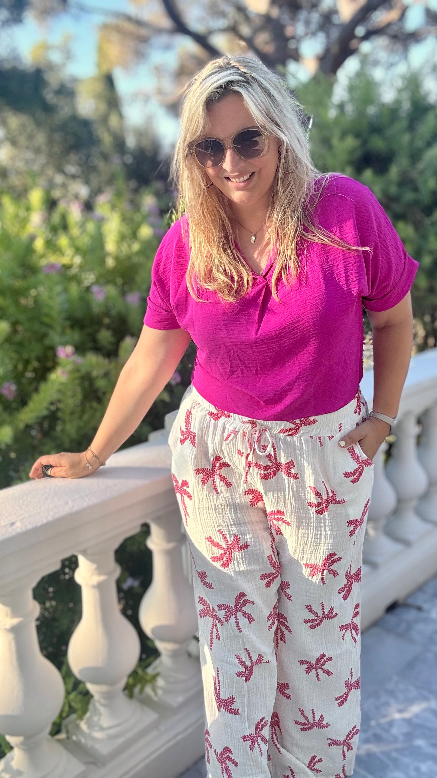 Sierra broek roze