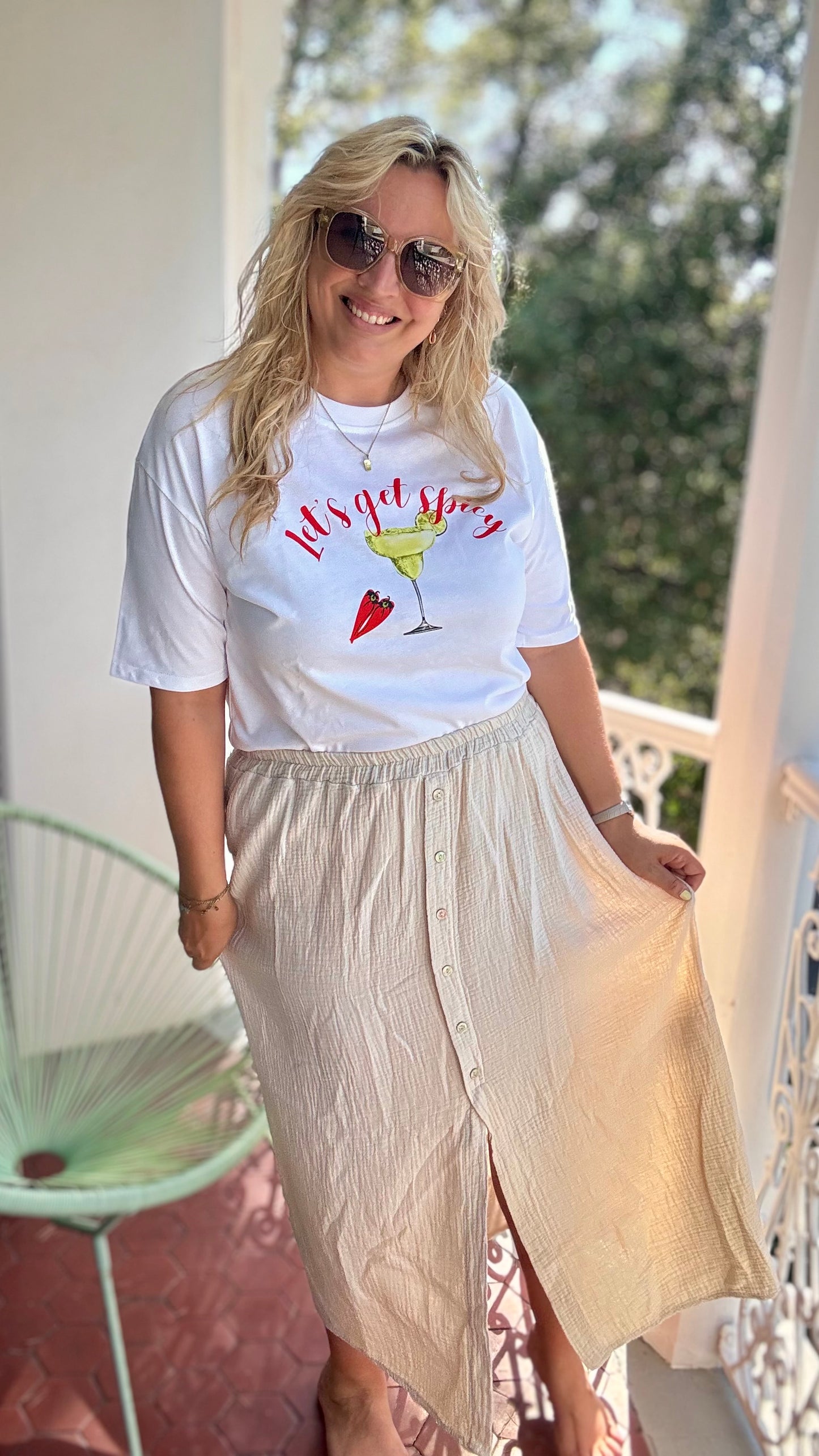 Ruth tetra rok beige