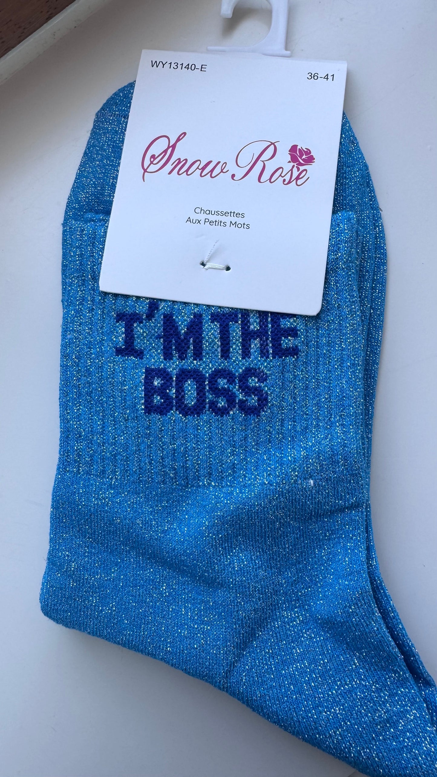 Quote sokken: I'm the boss