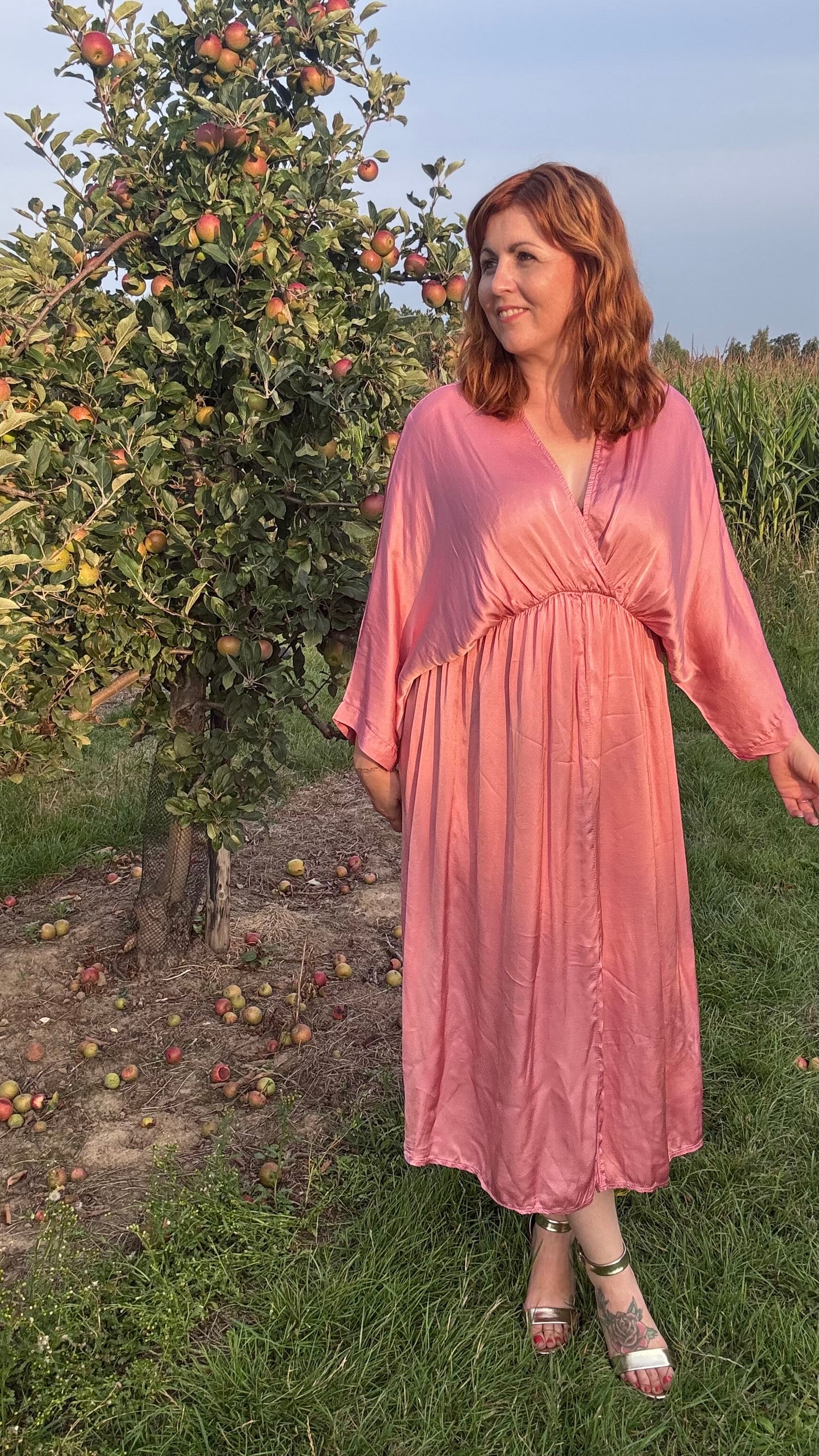 Femme dress - zachtroze