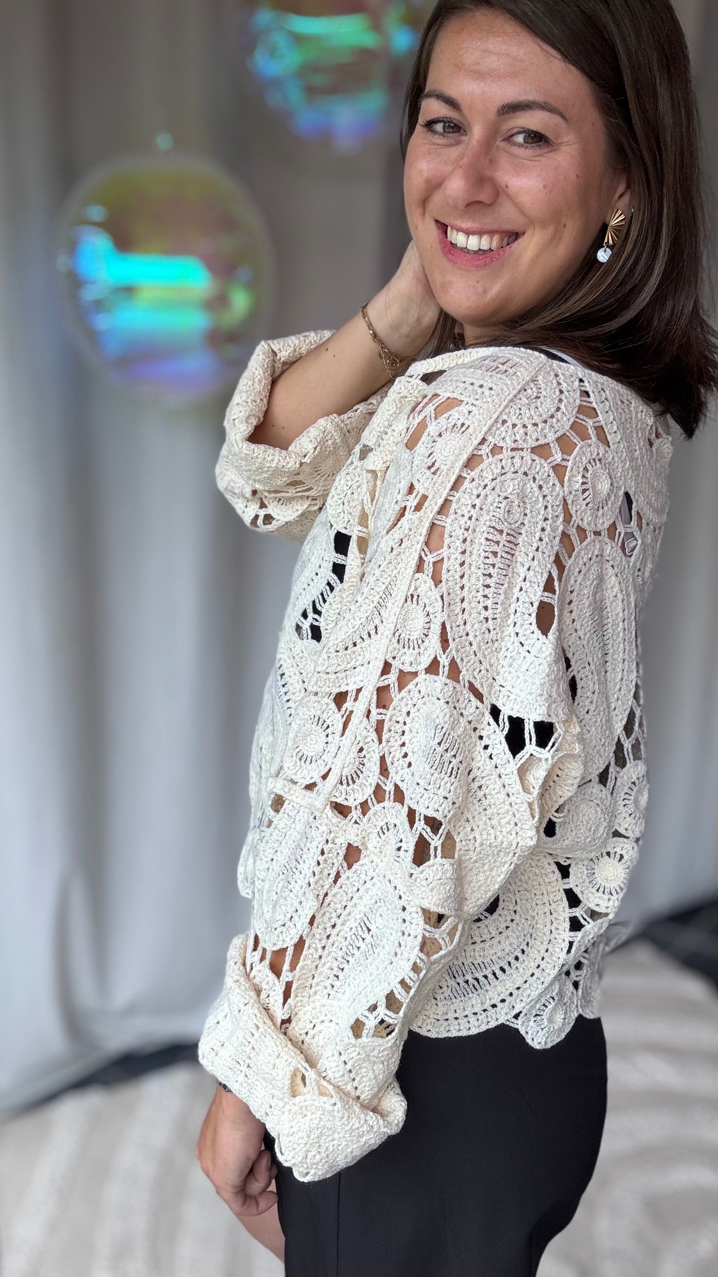Elva broderie top