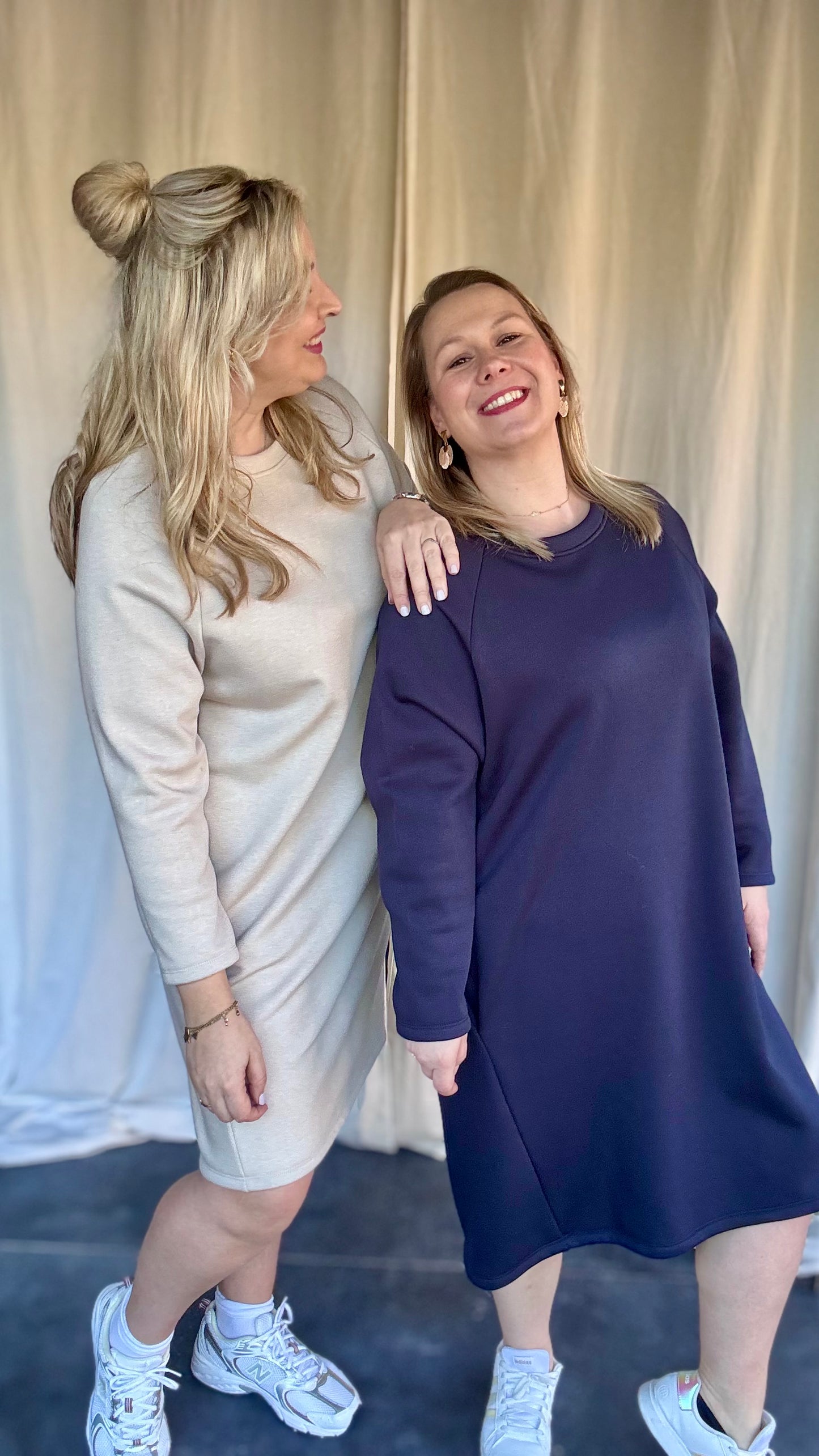 Lilou sweaterjurk navy