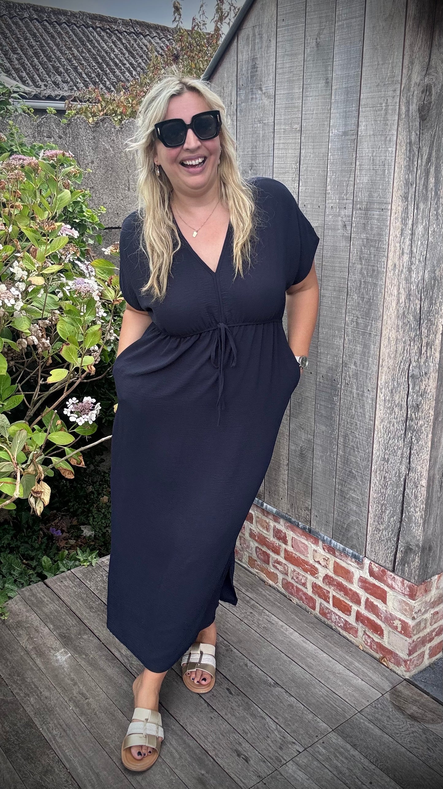 Laurie jurk navy