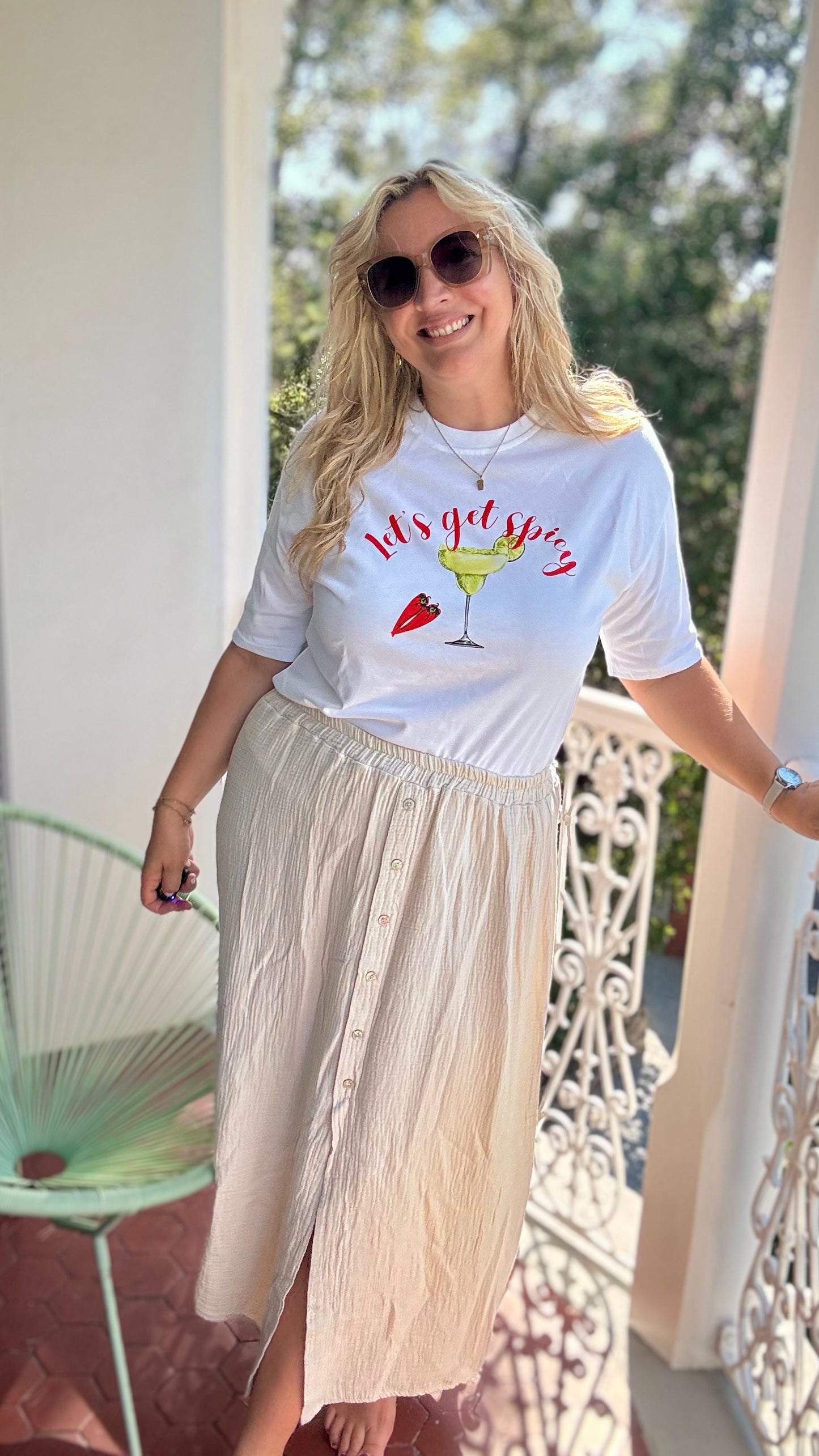 Ruth tetra rok beige