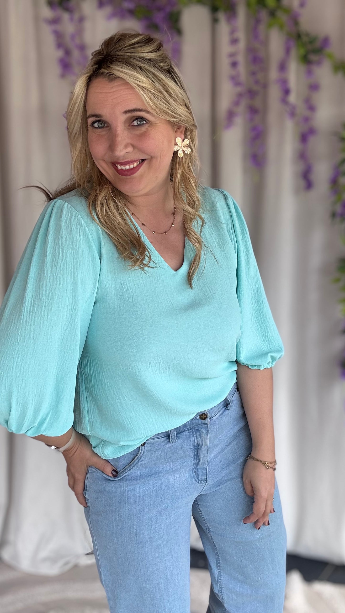 Minty blouse