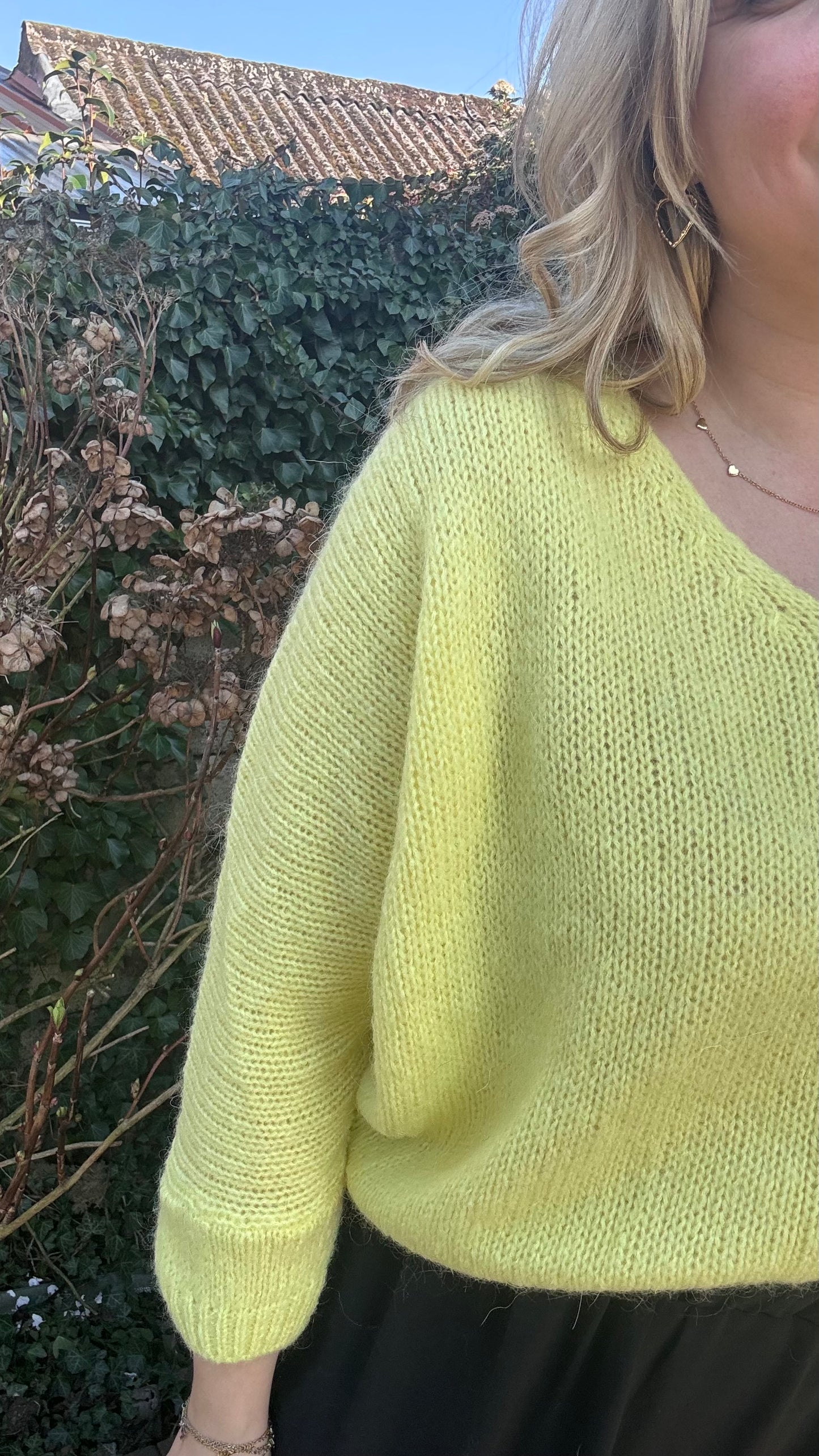 Woolicious trui geel