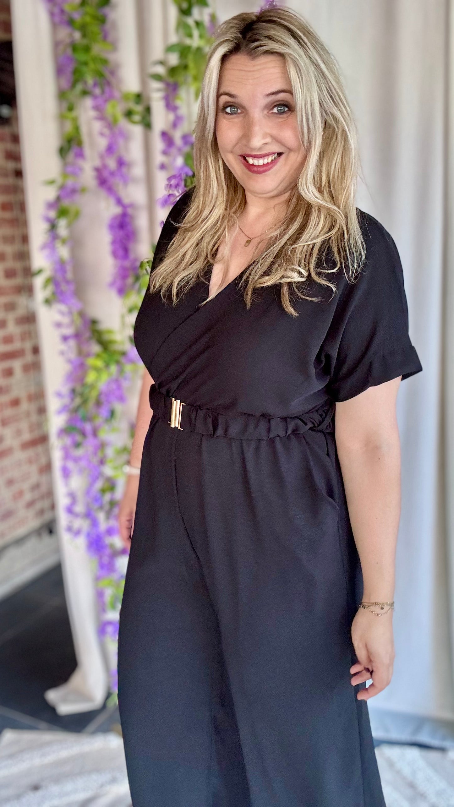 Nina jumpsuit zwart