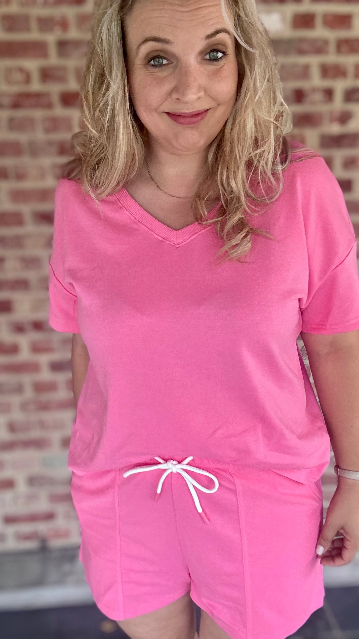 Comfy joggingset roze