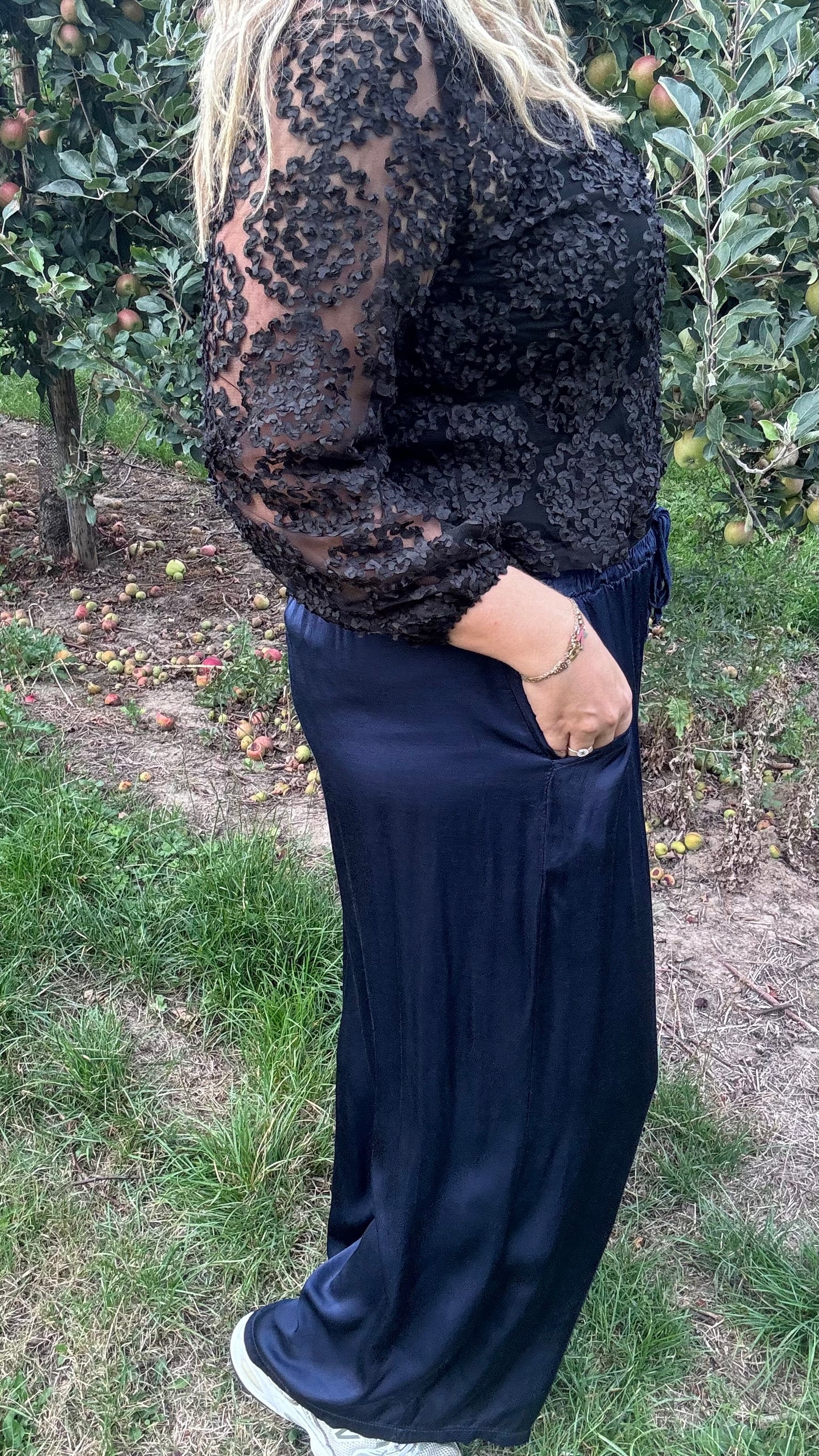 Zoë broek - diepblauw