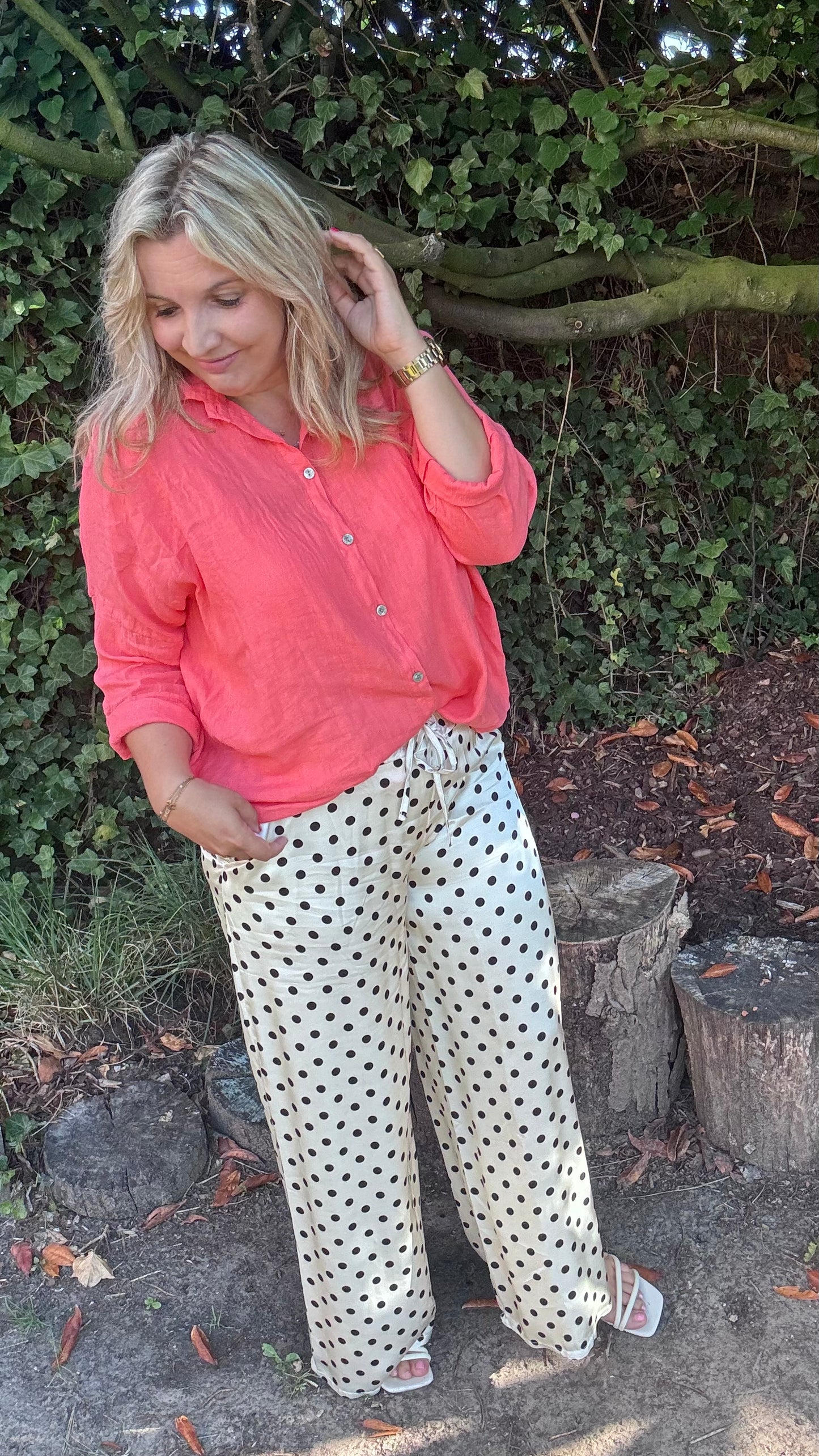 Classy polkadots broek