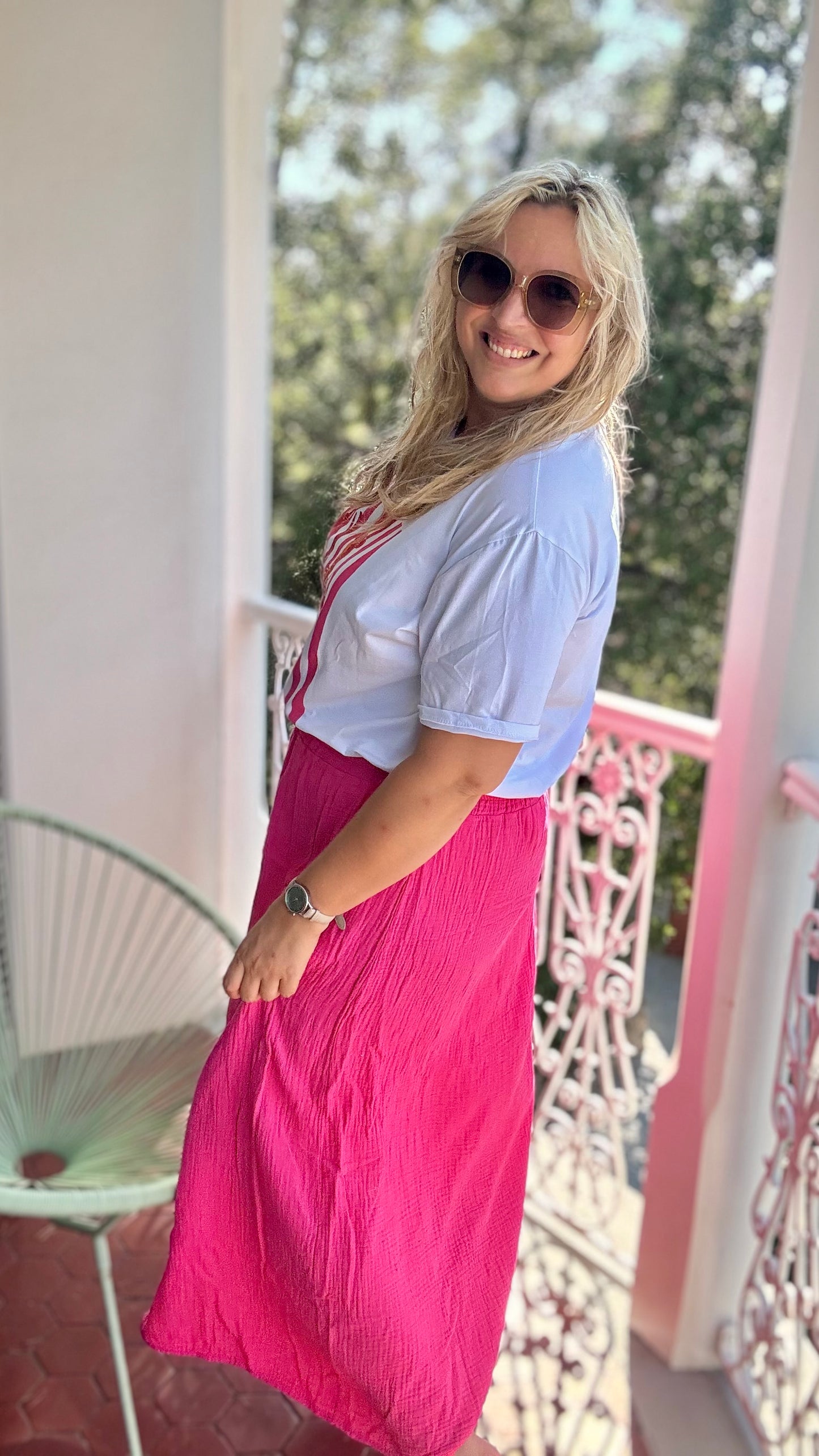 Ruth tetra rok fuchsia
