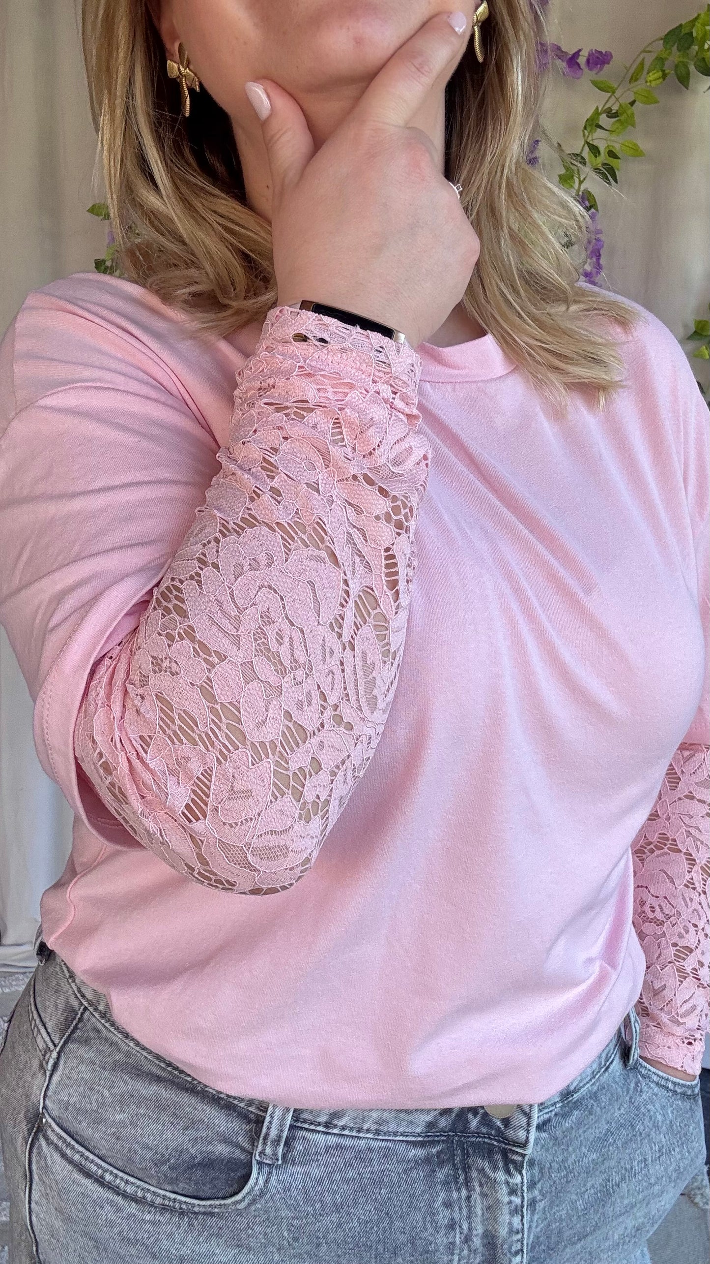 Lace love shirt babyroze