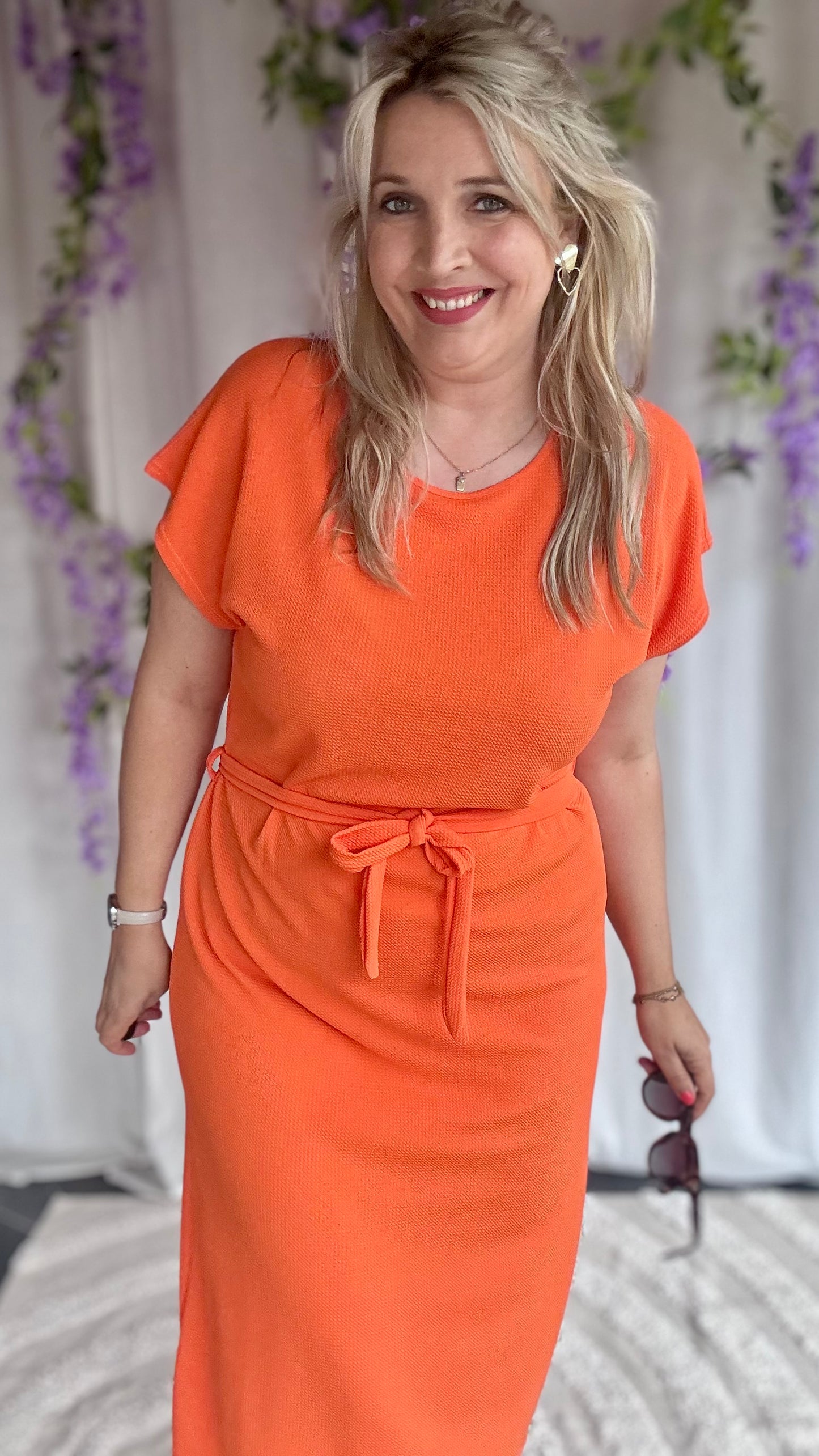 Milo jurk oranje