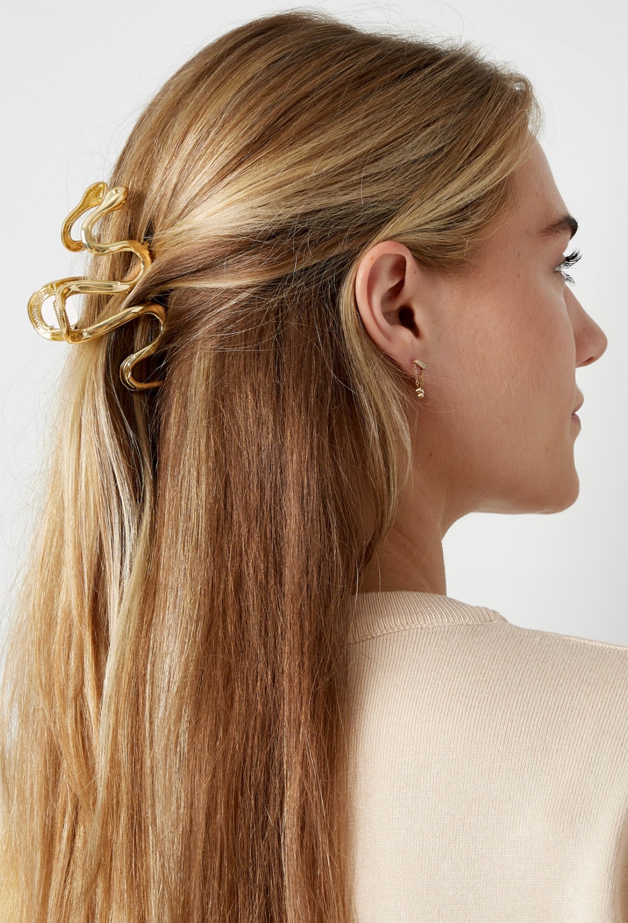 Golden Snake haarspeld