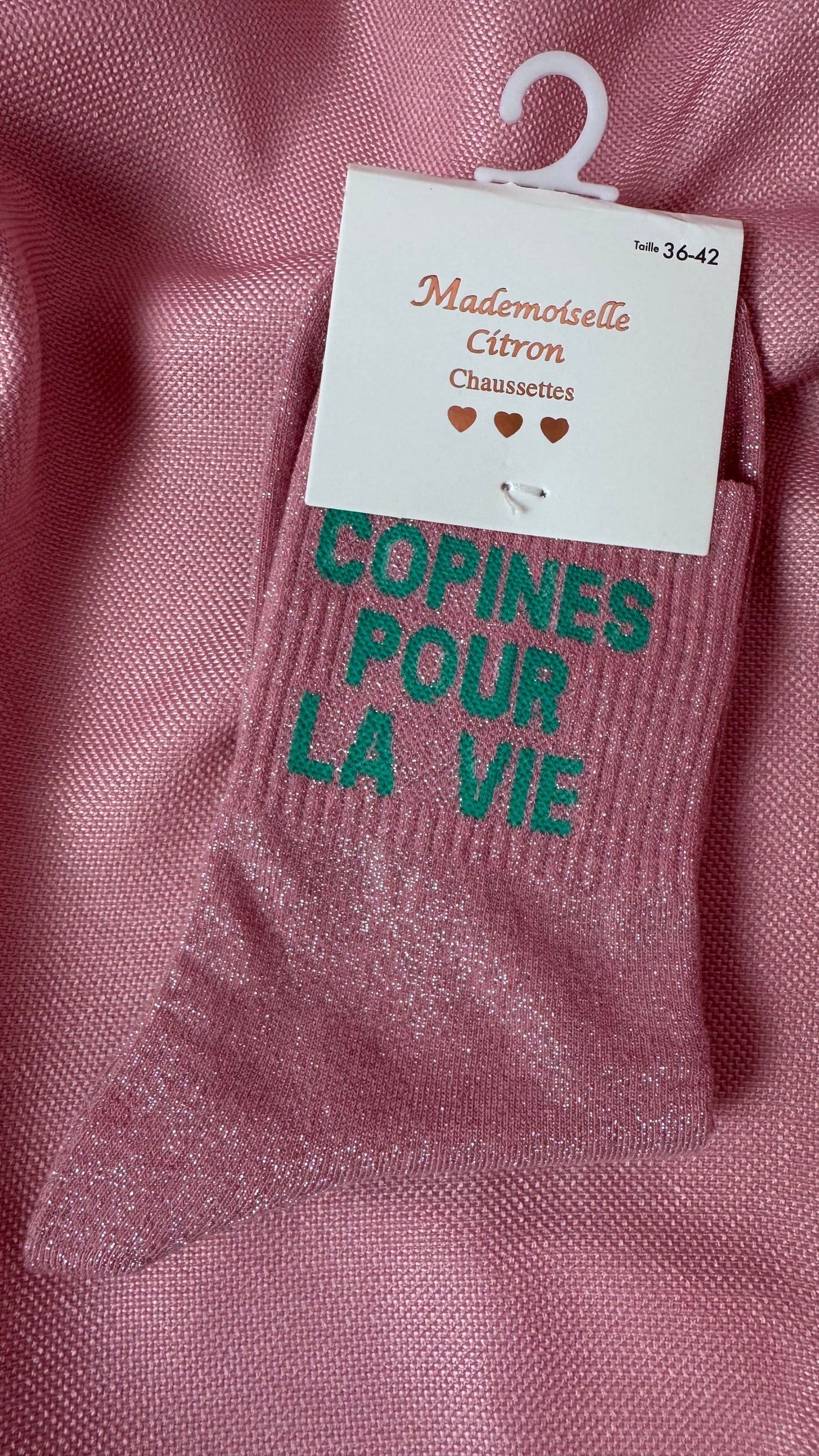 Quote sokken: Copines pour la vie