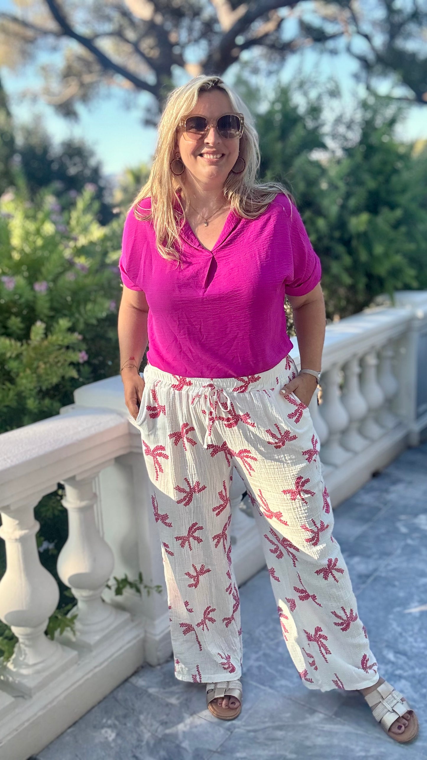 Sierra broek roze