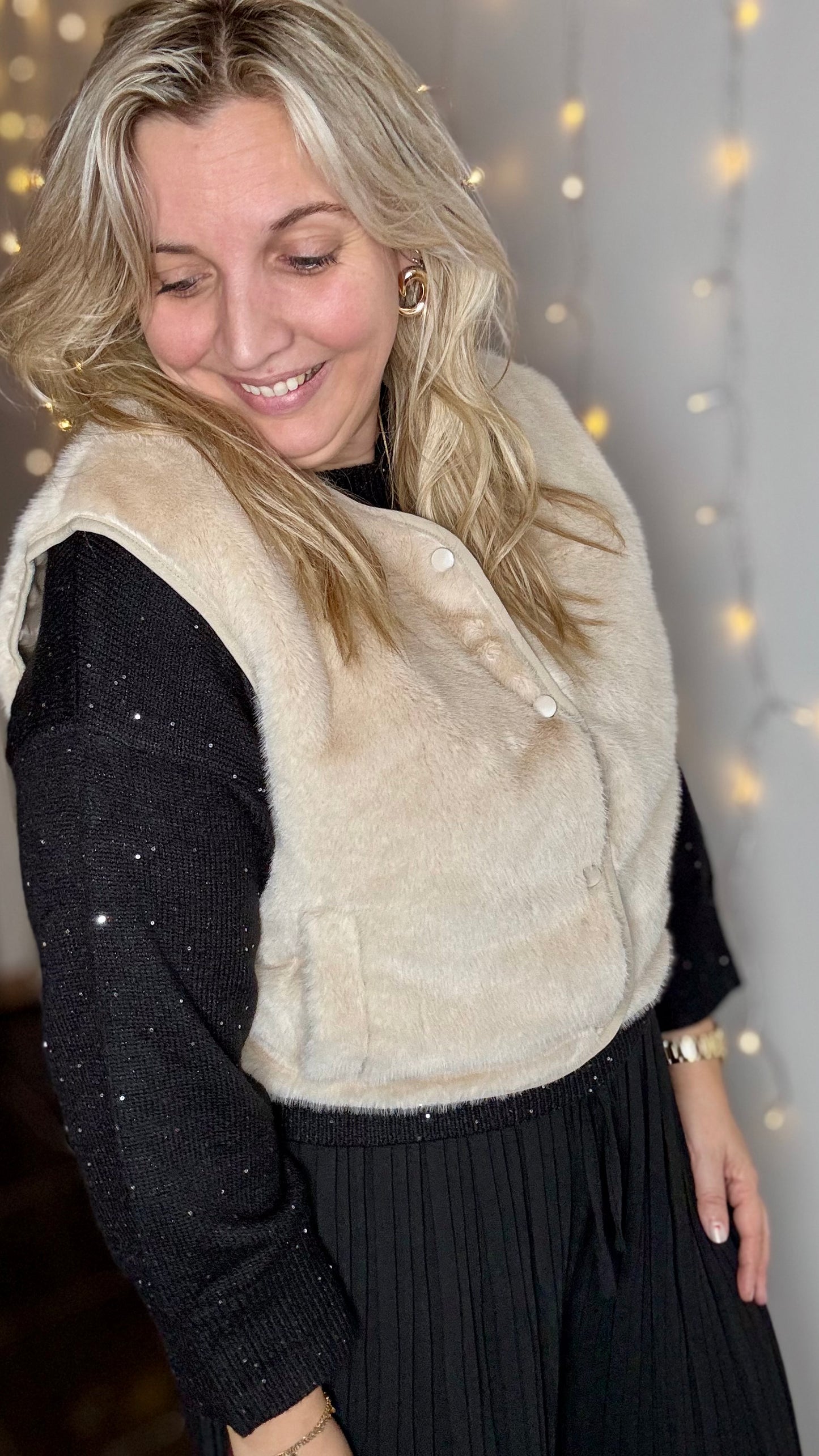 Ellie Gilet - Crème