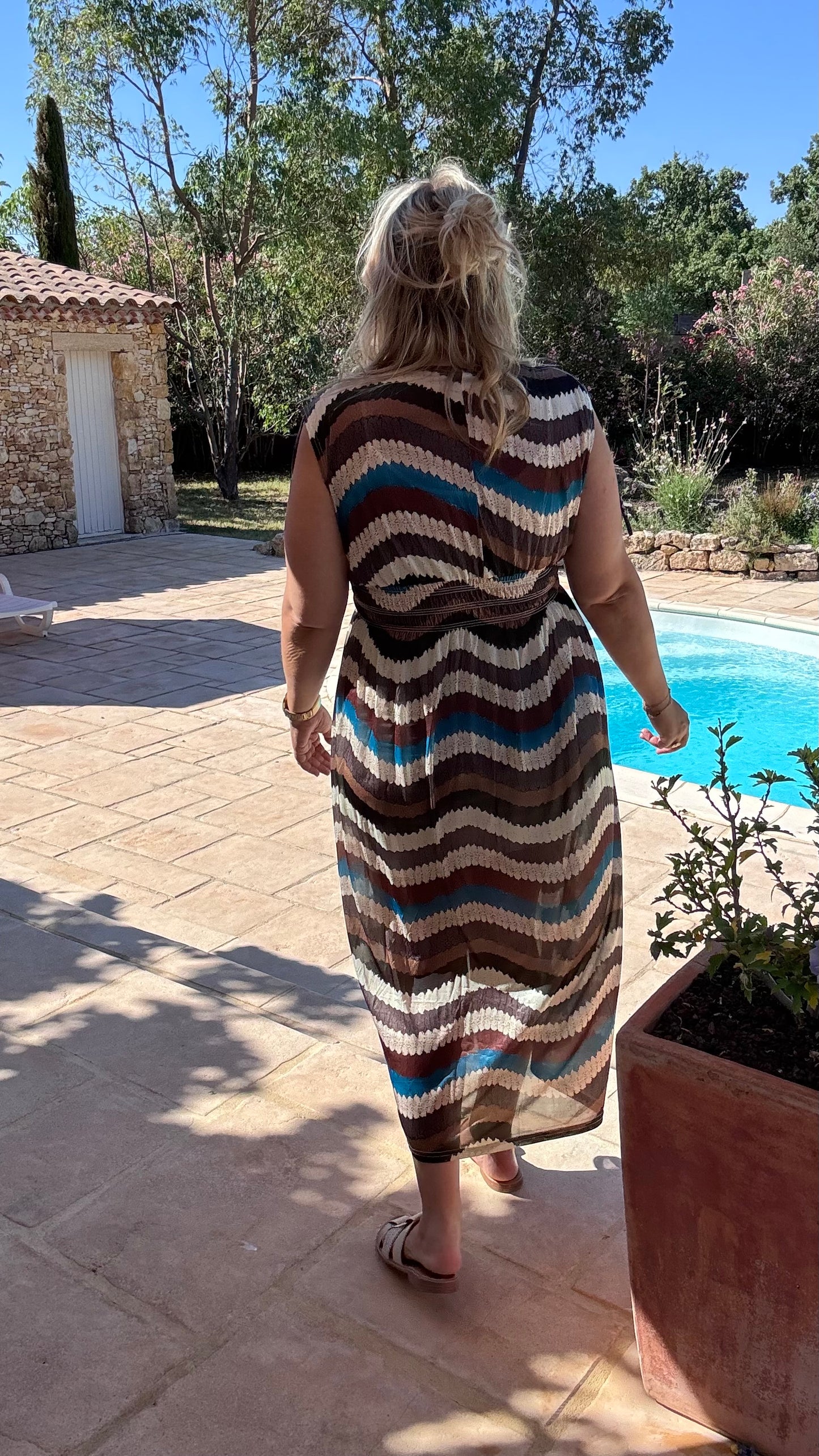 Every Woman Dress - Aztec glow (bruin/blauw)