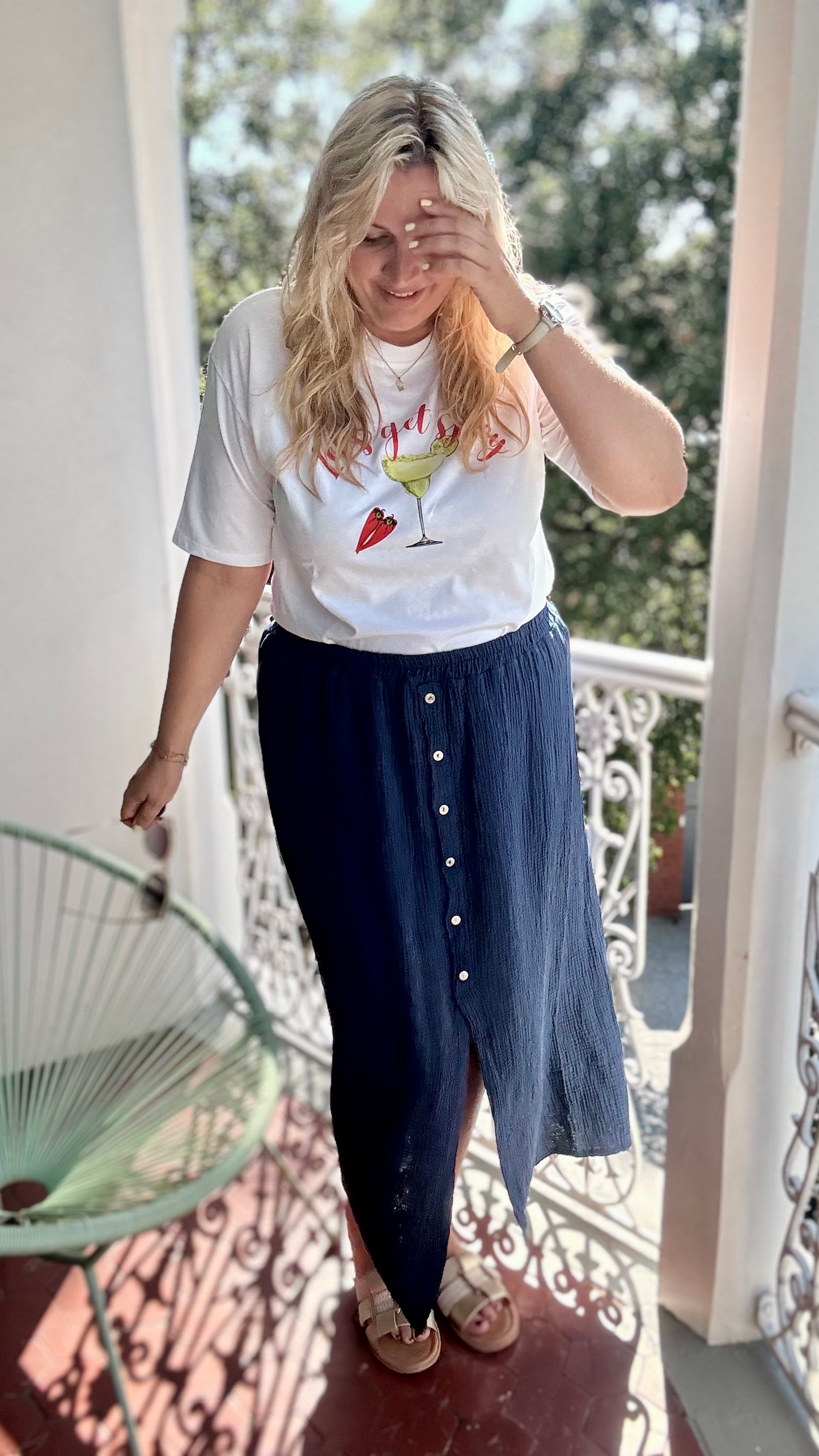 Ruth tetra rok navy