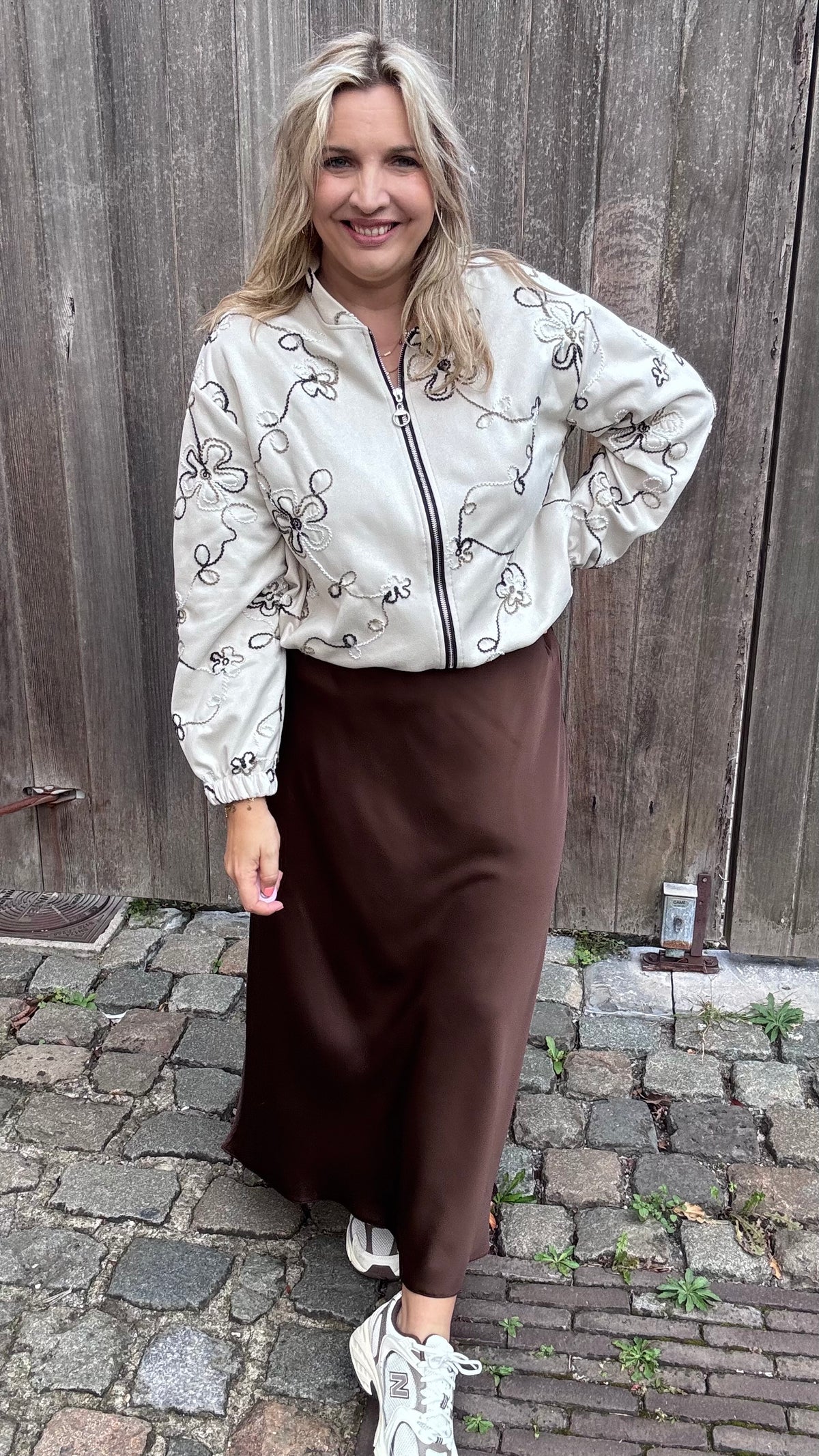 Silky muse rok - Brown