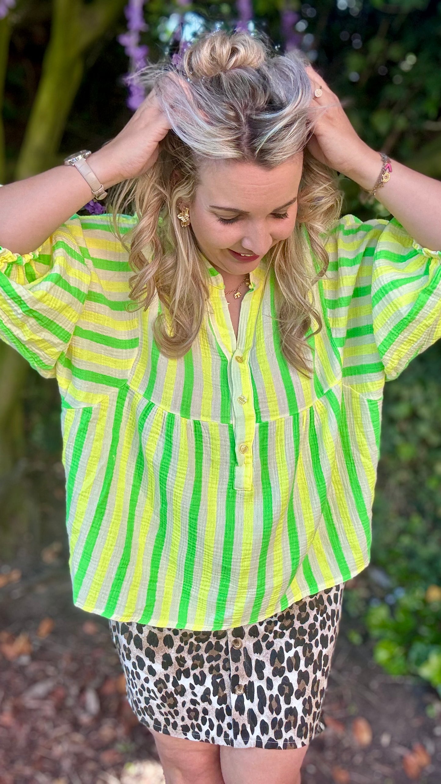 Neon breeze blouse yellow