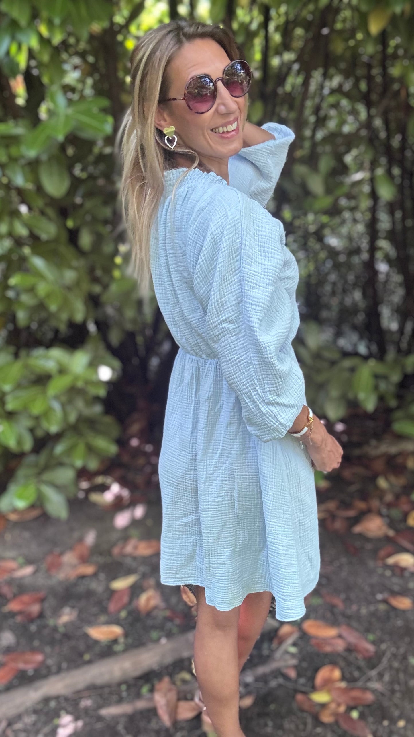 Sella jurk lichtblauw
