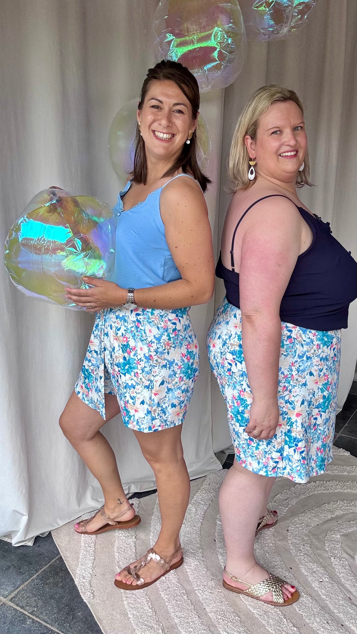 Amy skort blauw