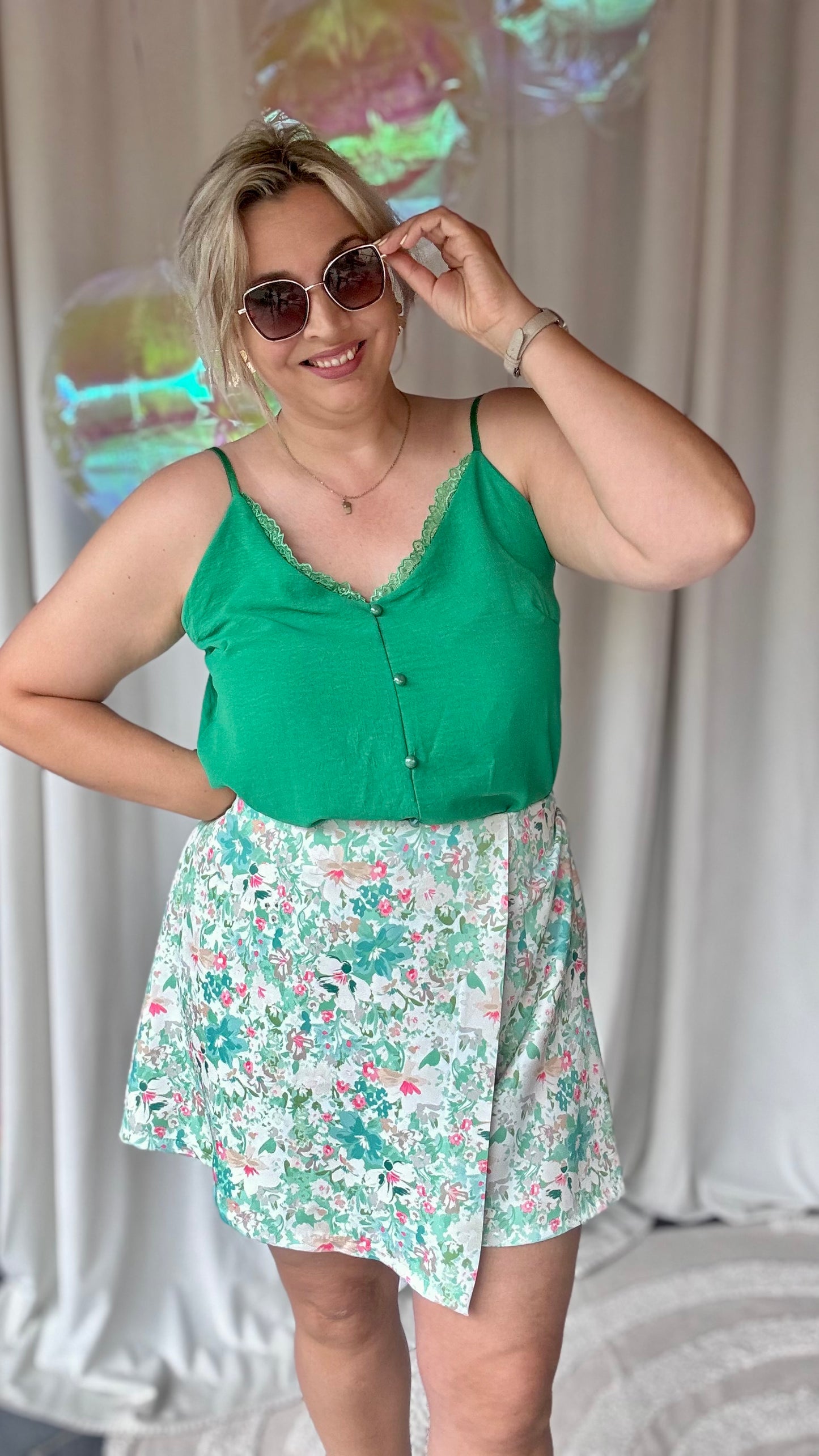 Suki top groen