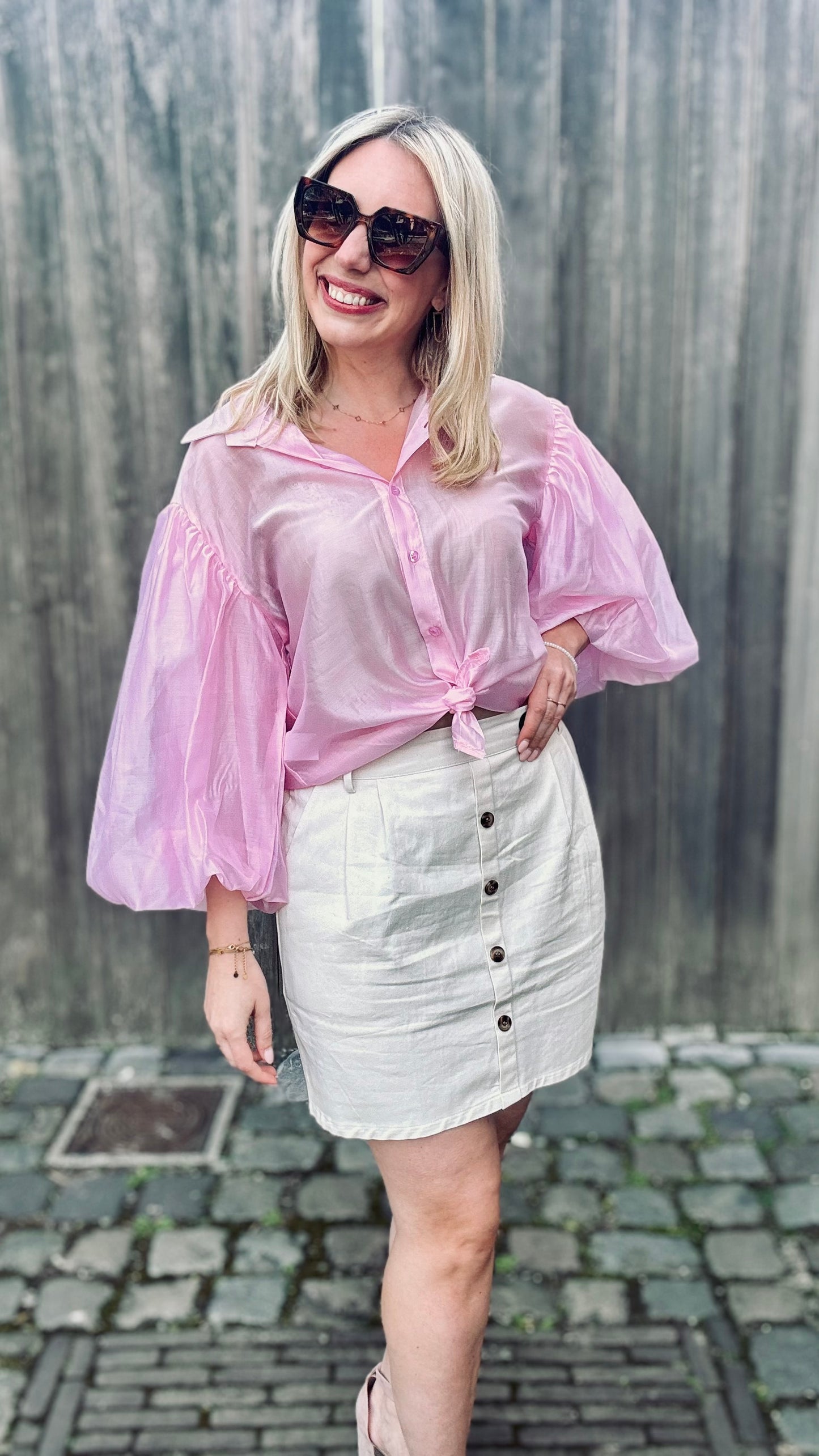 Sugar mist blouse roze