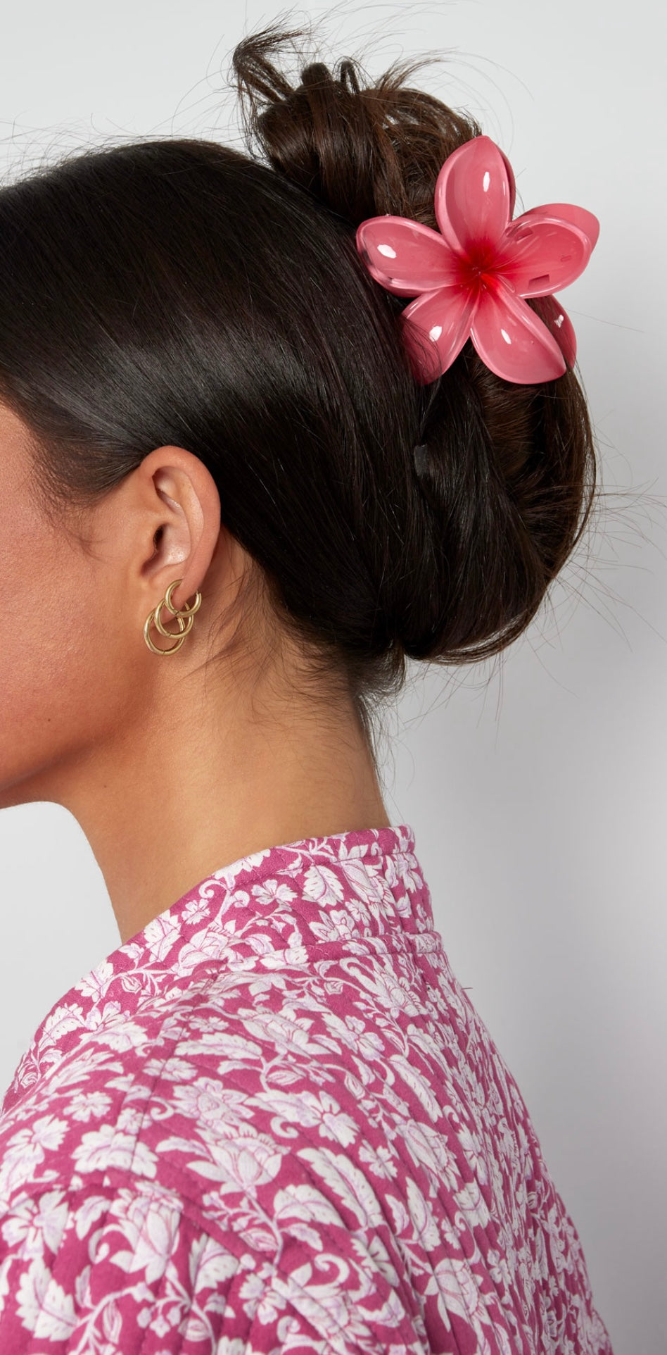 Hawaï haarspeld roze