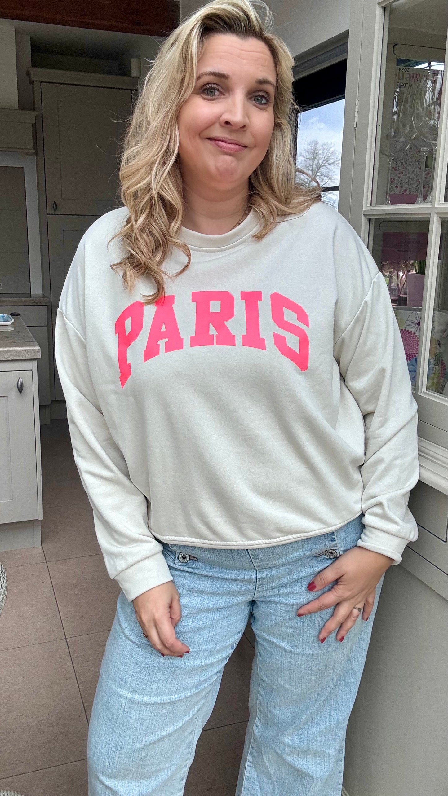 Sweater Paris beige