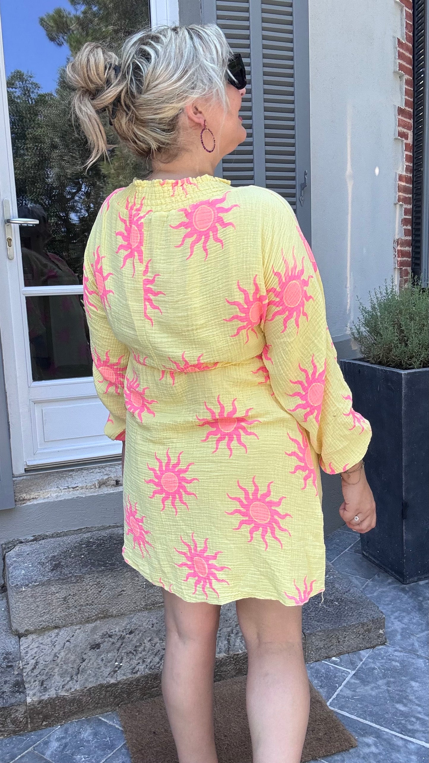 Fiesta dress geel