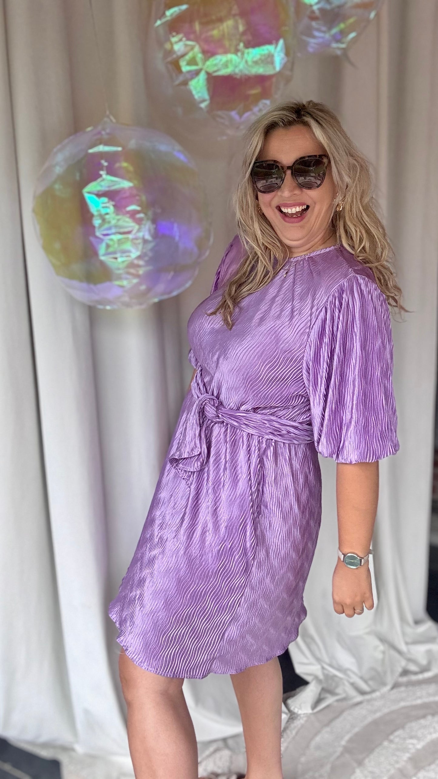 BubbleViolet dress