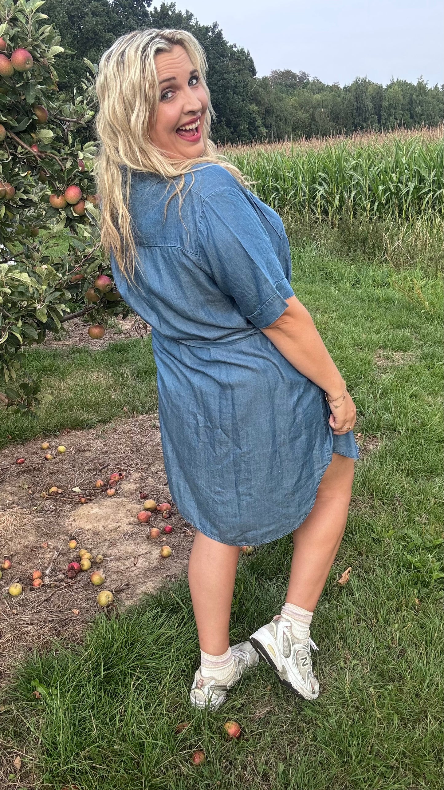 Urban denim dress