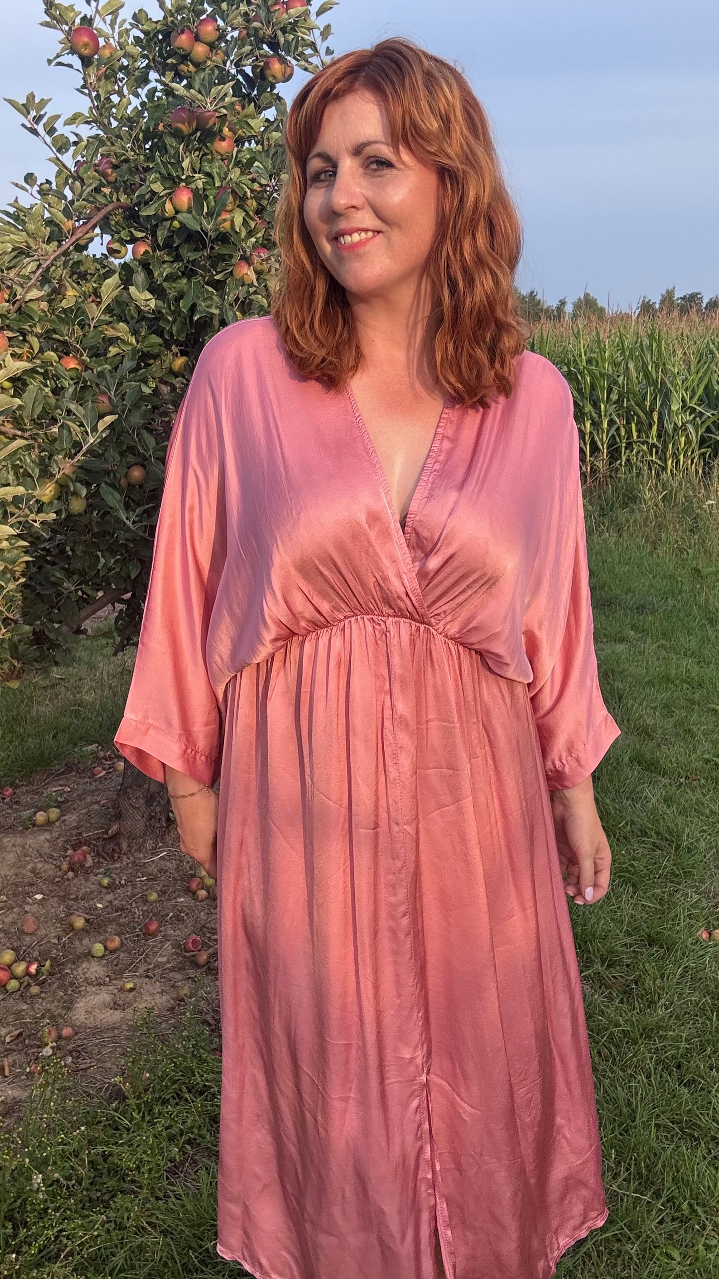 Femme dress - zachtroze